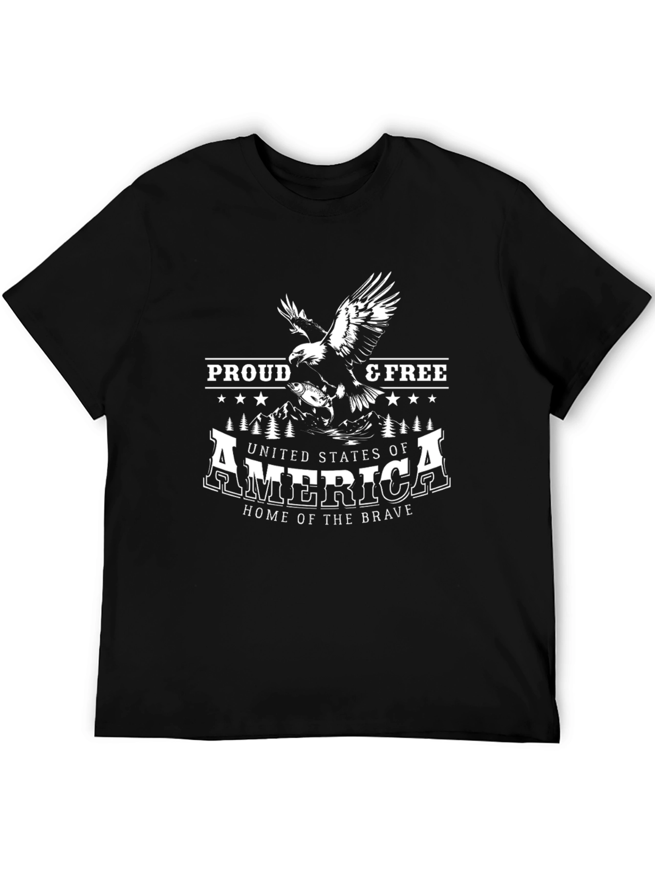 Proud & Free USA Eagle Graphic Tee