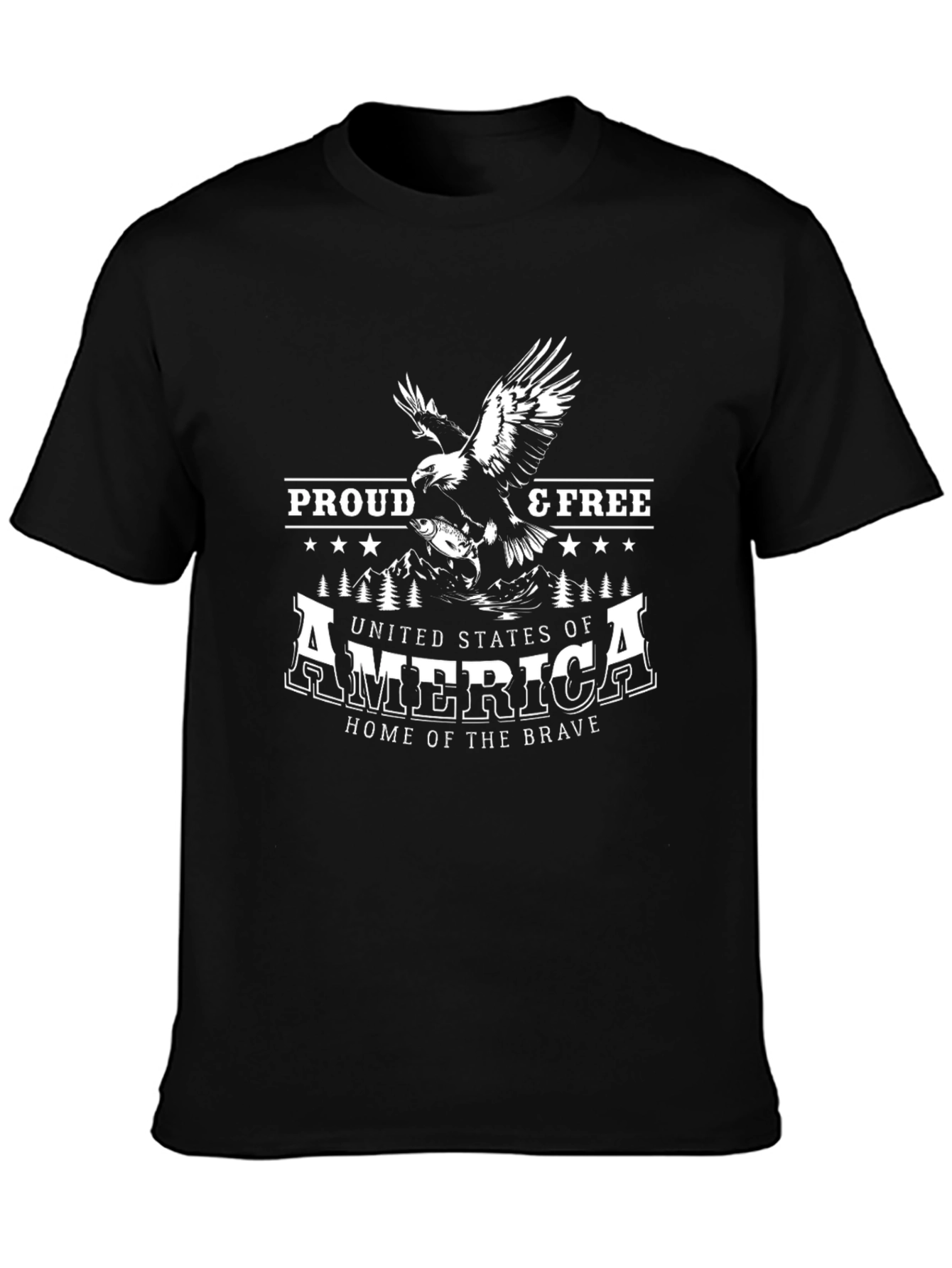 Proud & Free USA Eagle Graphic Tee