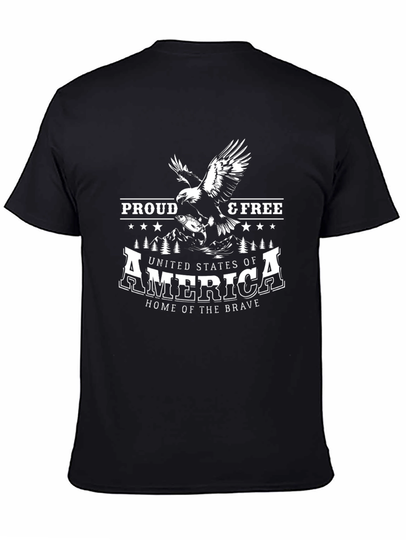 Proud & Free USA Eagle Graphic Tee