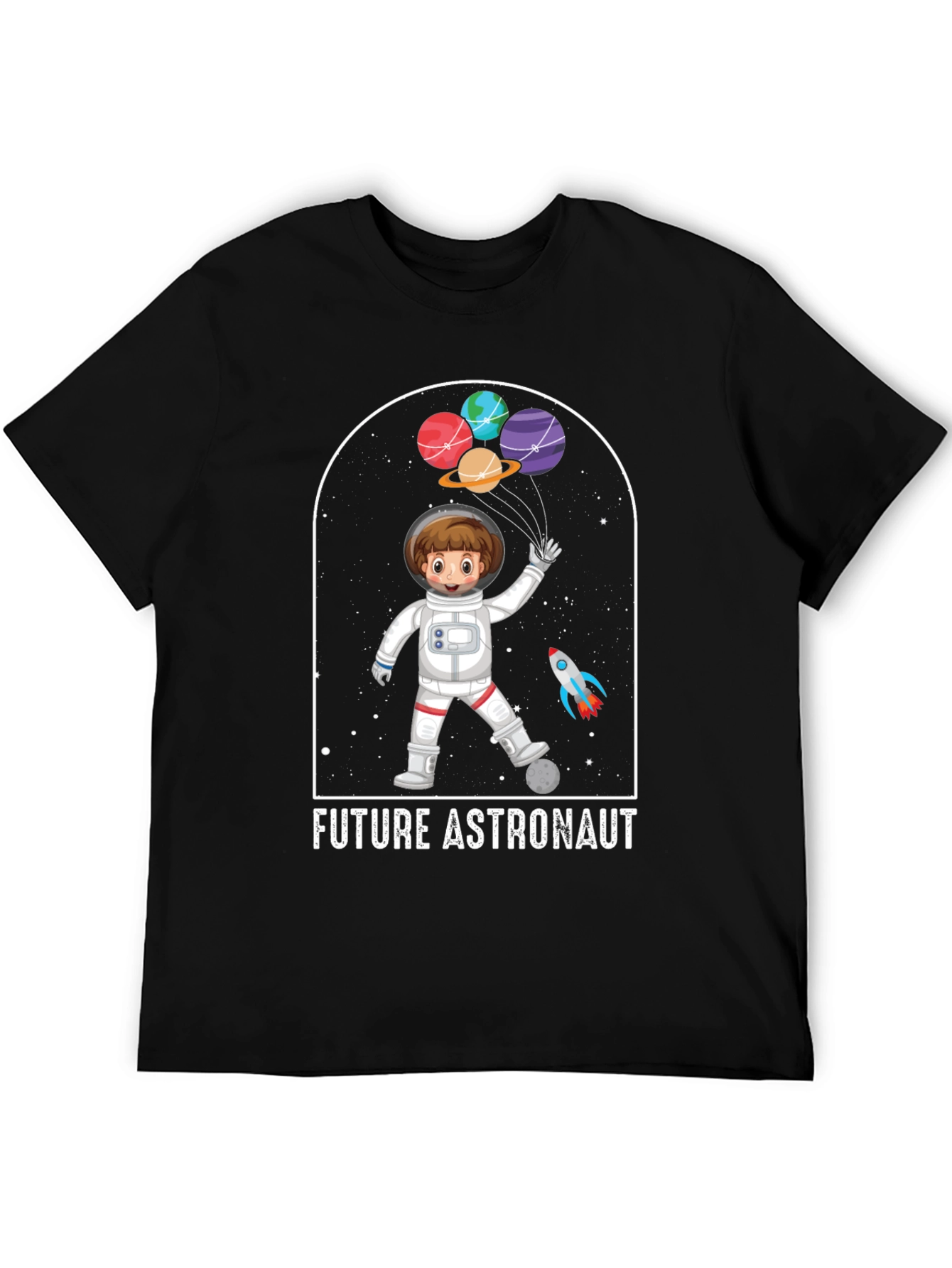 Future Astronaut T-Shirt - Space Exploration Kids Tee