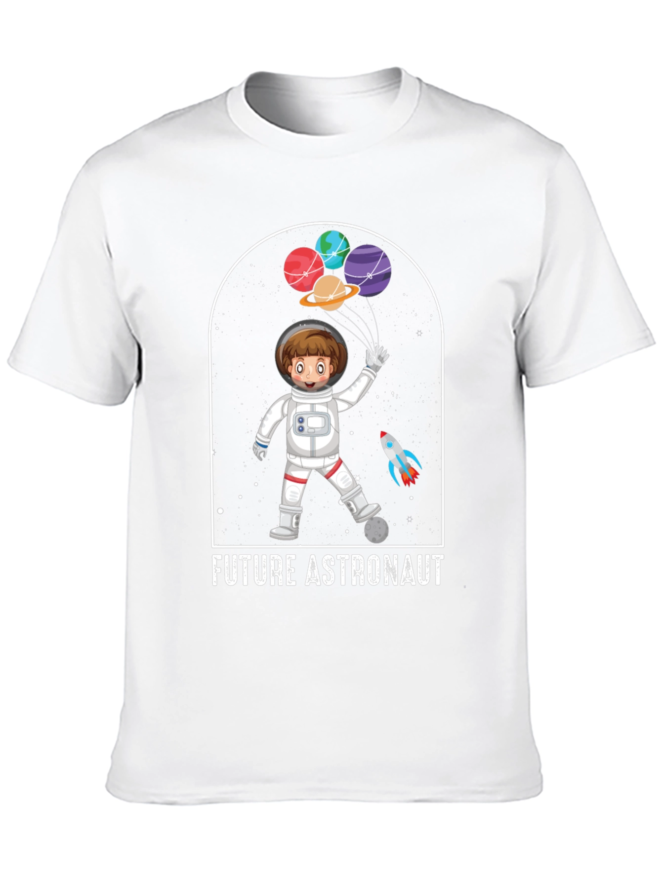 Future Astronaut T-Shirt - Space Exploration Kids Tee