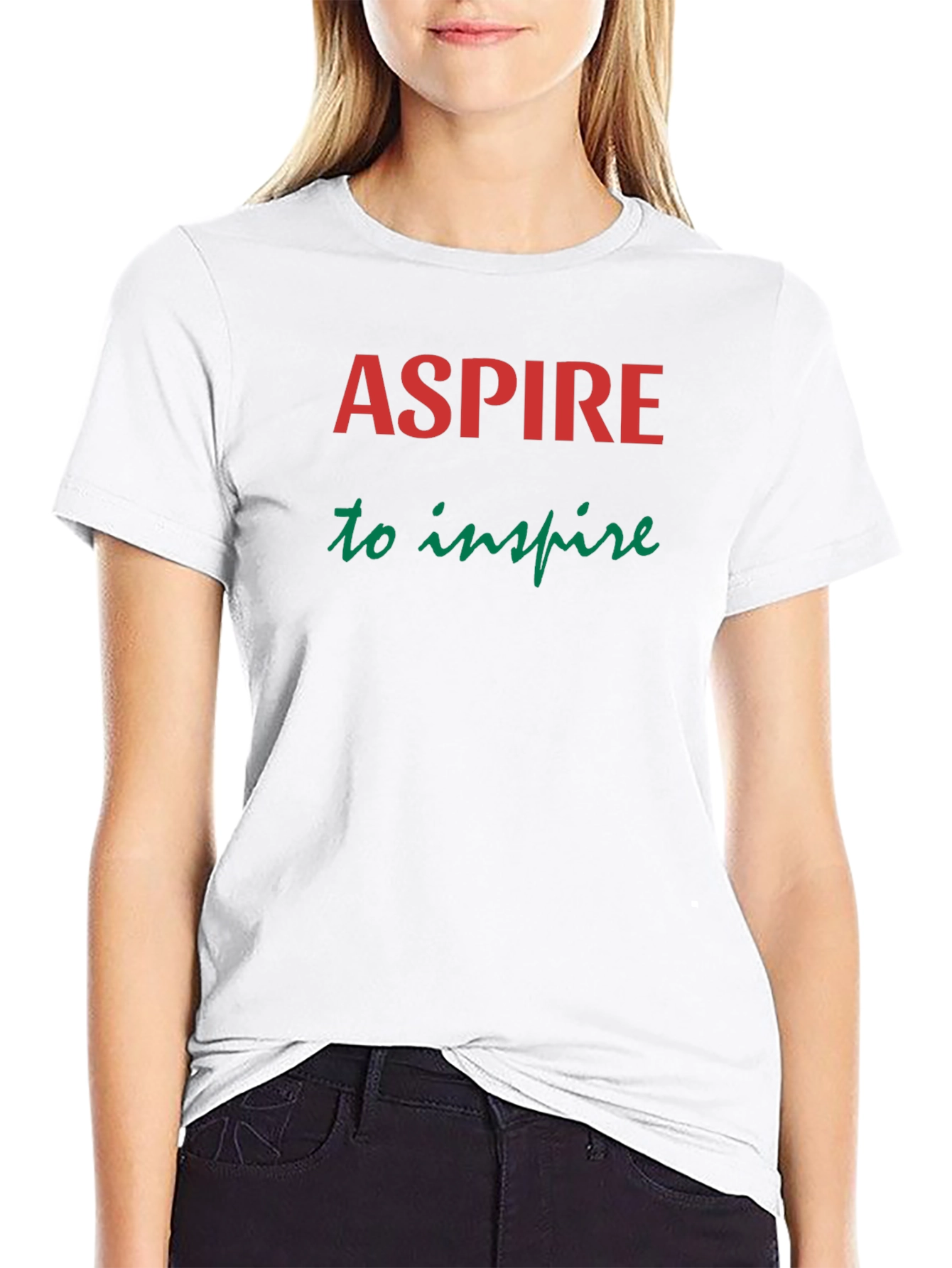 Aspire To Inspire Graphic Tee - Motivational Shirt