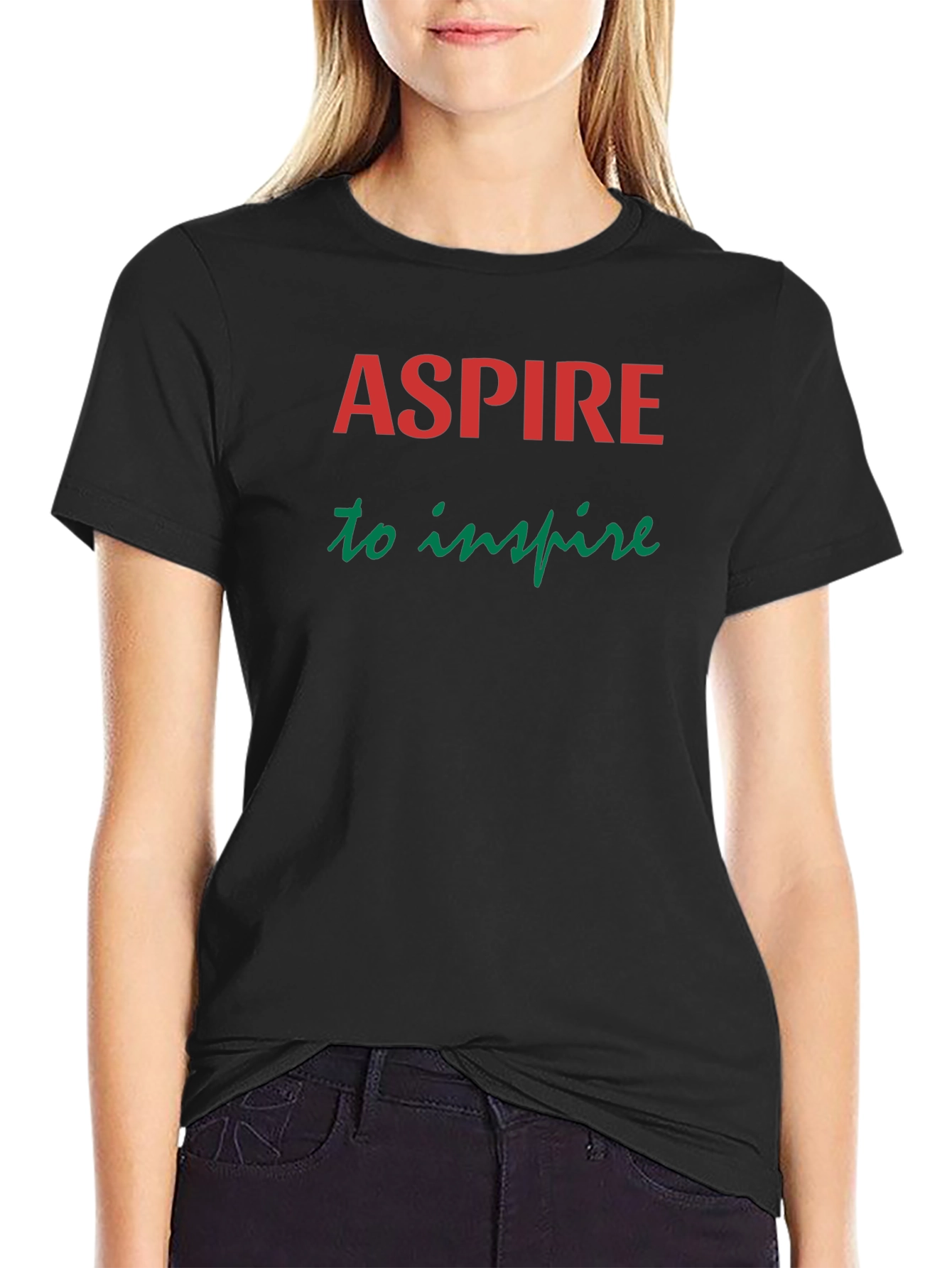 Aspire To Inspire Graphic Tee - Motivational Shirt