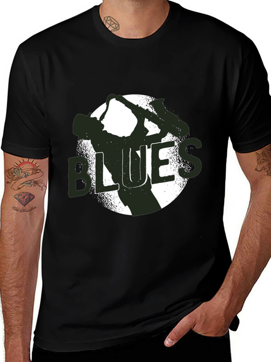 Blues Music T-Shirt - Cool Musician Tee