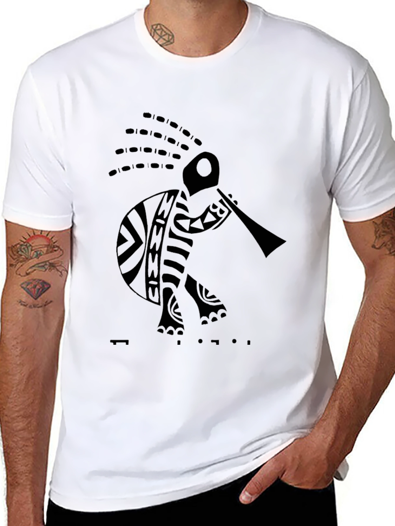 Kokopelli Black T-Shirt