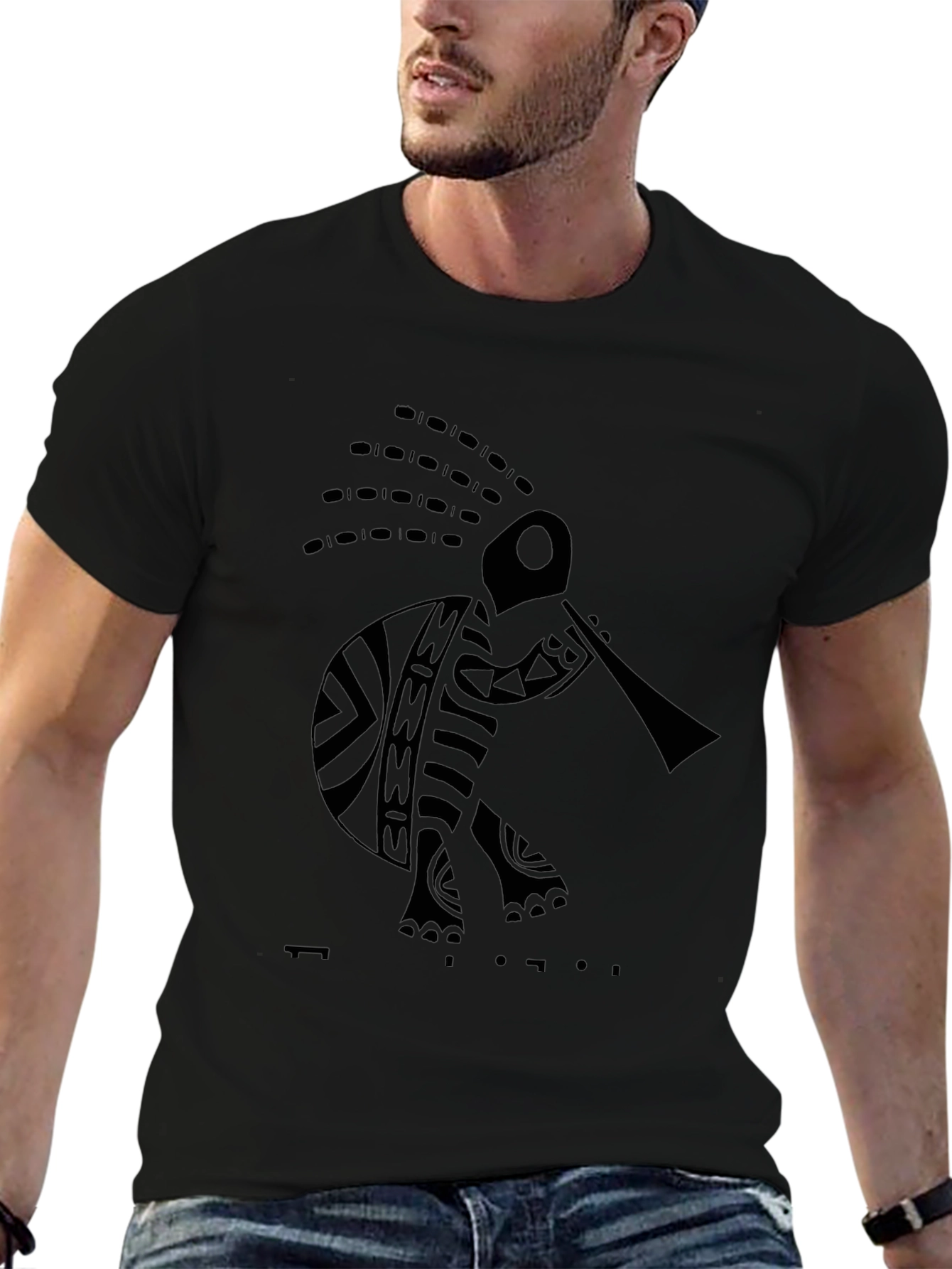 Kokopelli Black T-Shirt