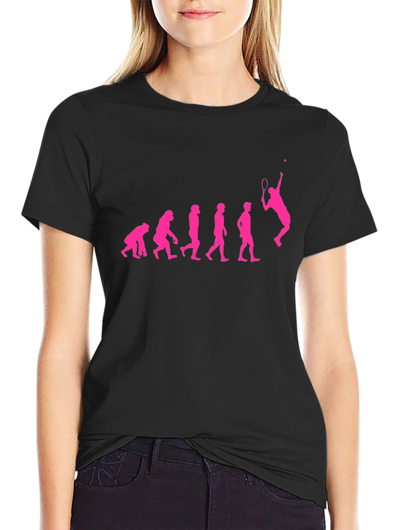 Evolution of Tennis Funny Graphic Tee