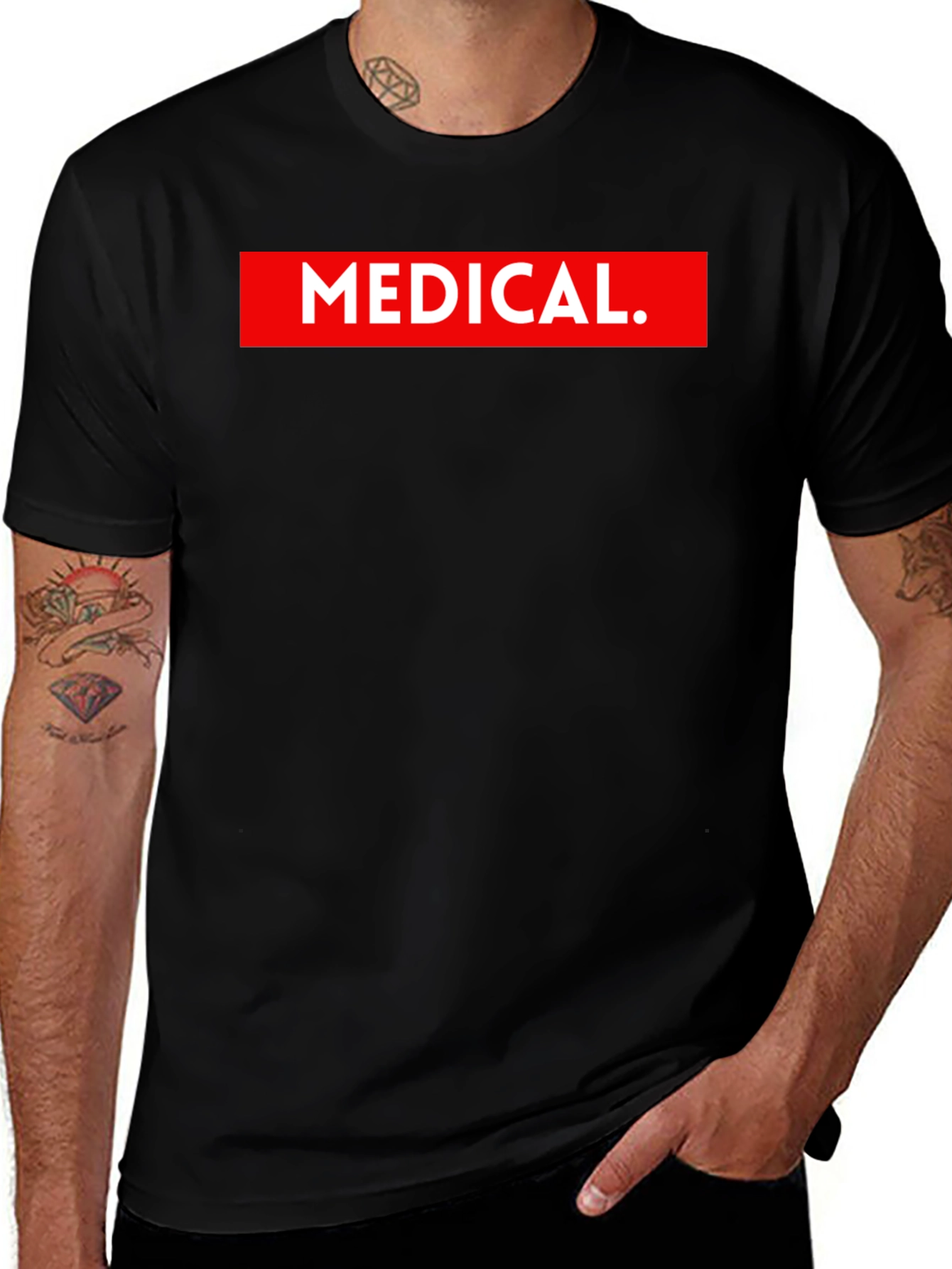 Medical Graphic Tee - Bold Statement Shirt