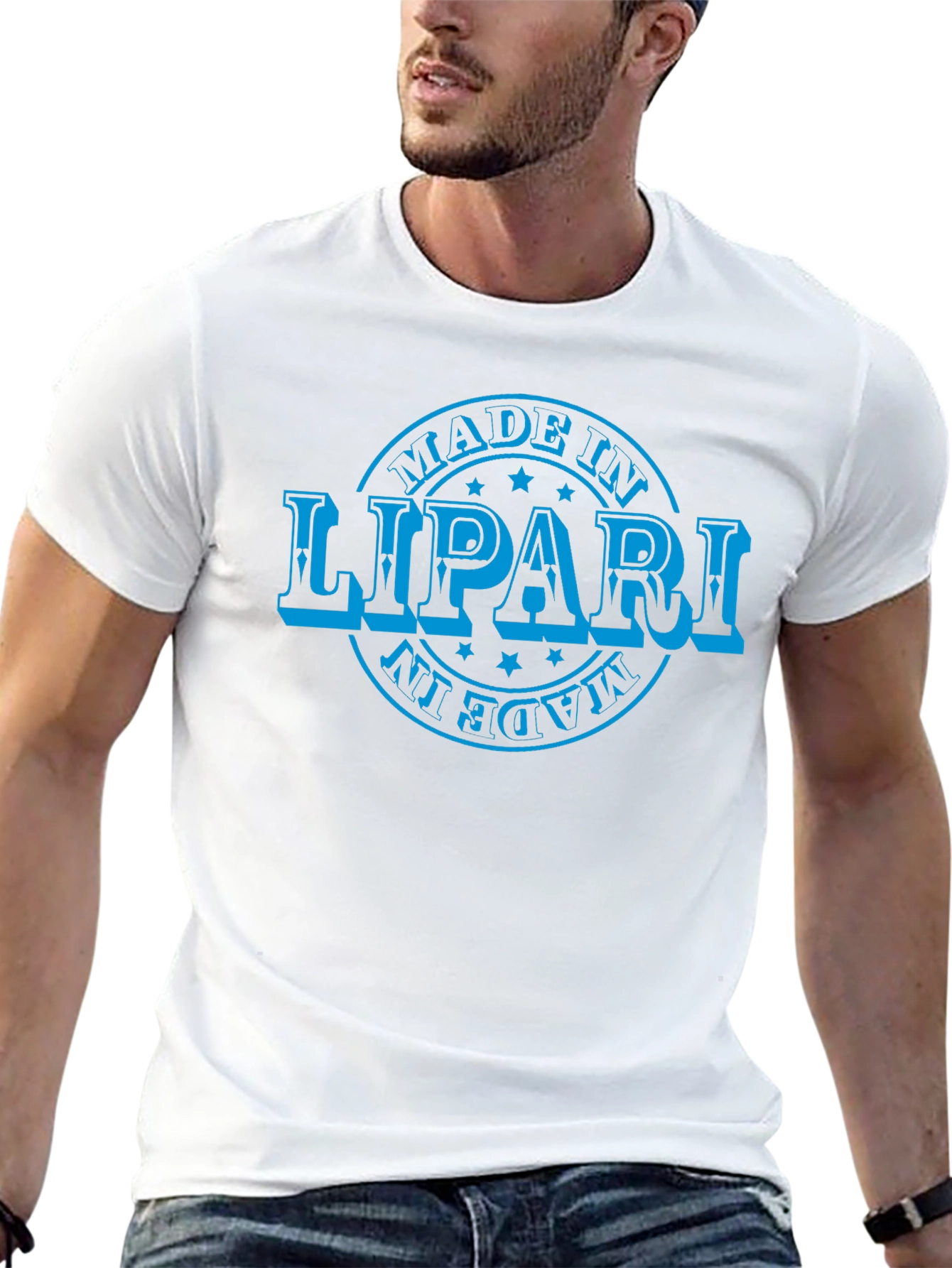 Made in Lipari Graphic T-Shirt - Black