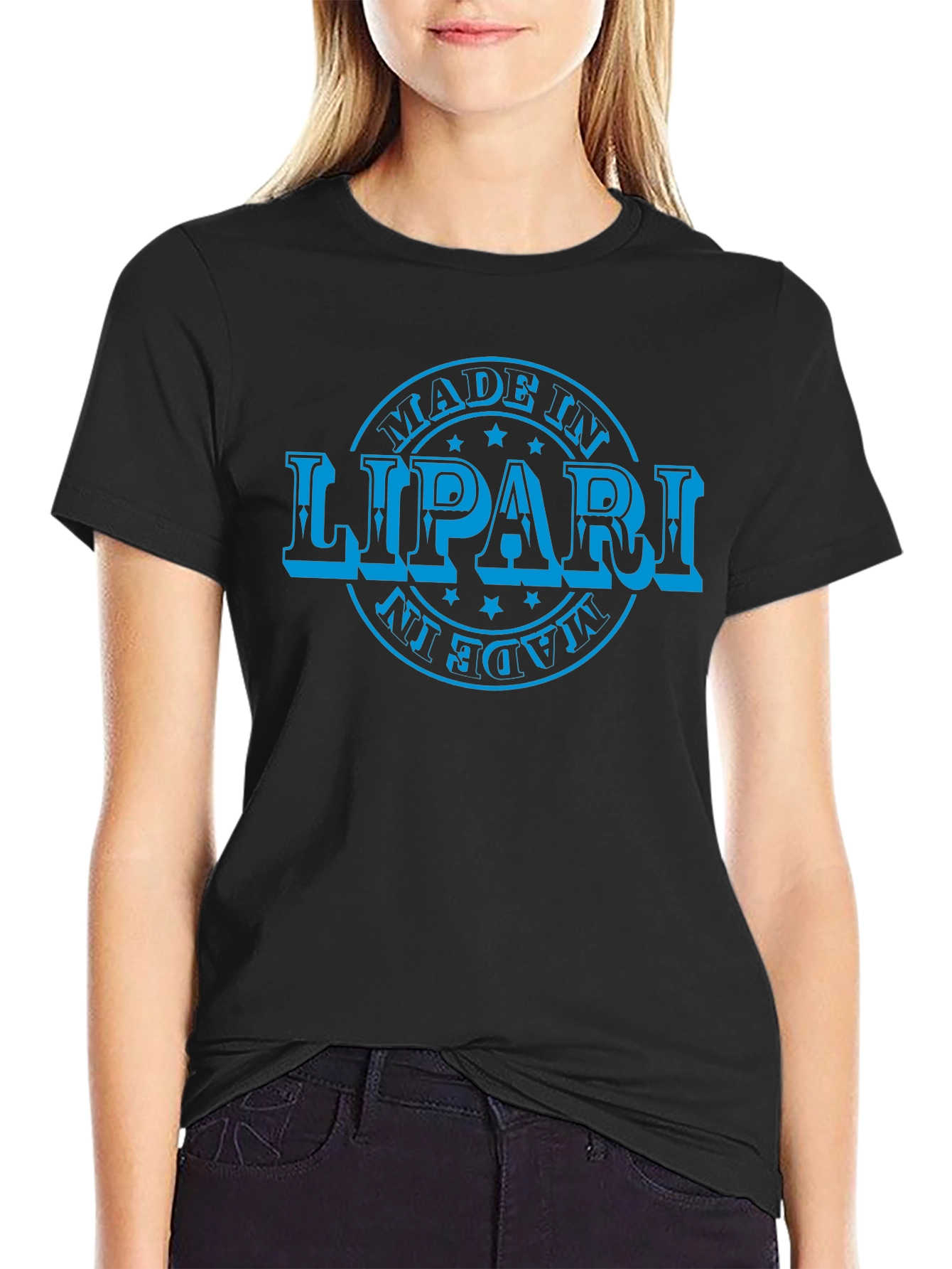 Made in Lipari Graphic T-Shirt - Black