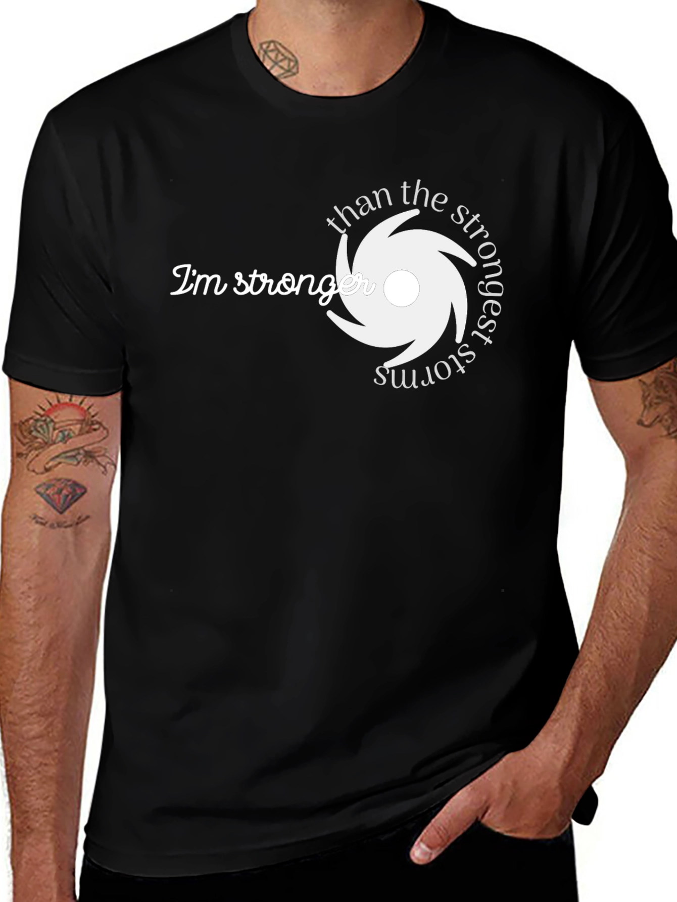 Stronger Than the Strongest Storms Graphic Tee