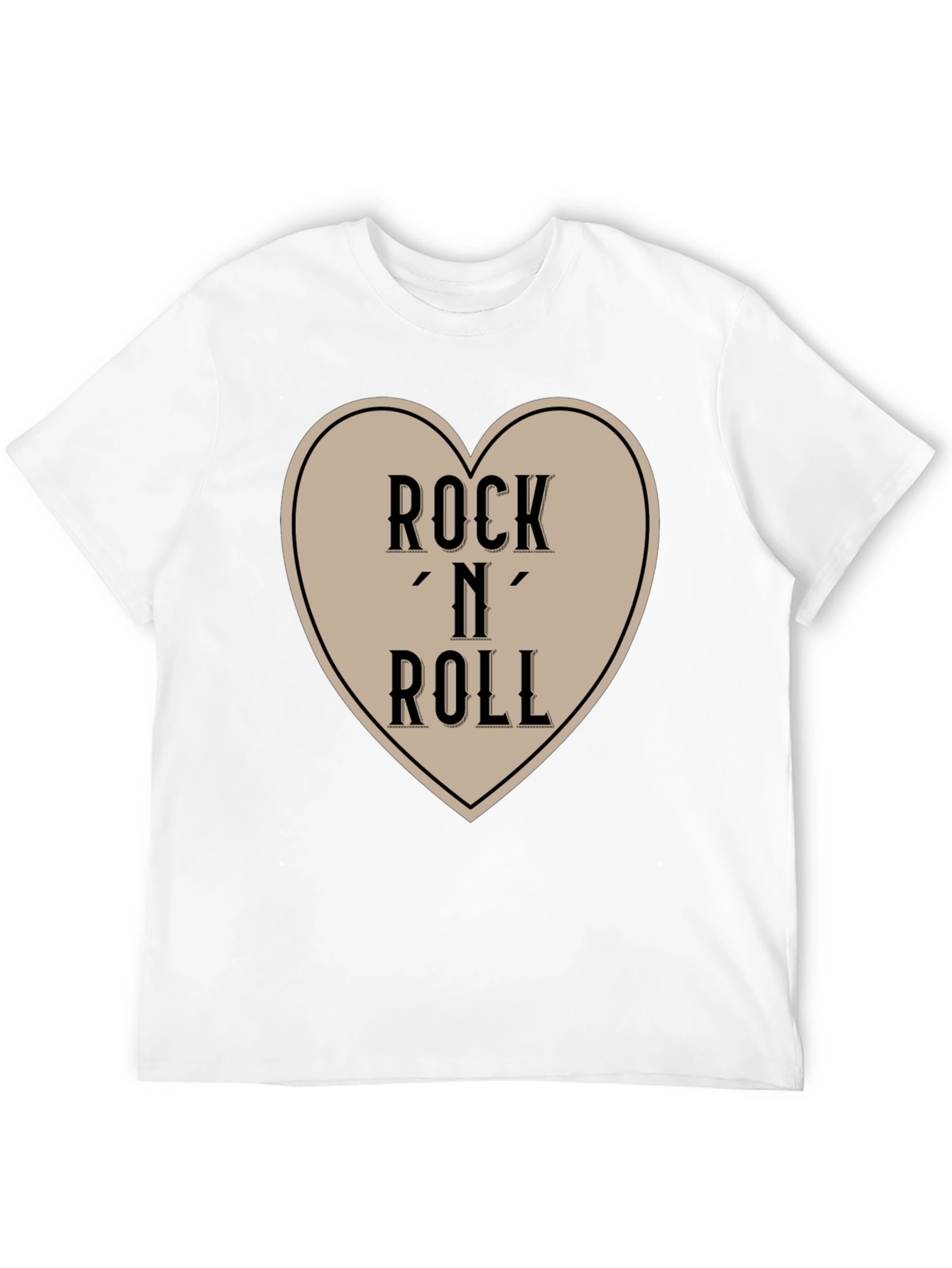 Rock N Roll Heart Graphic Tee