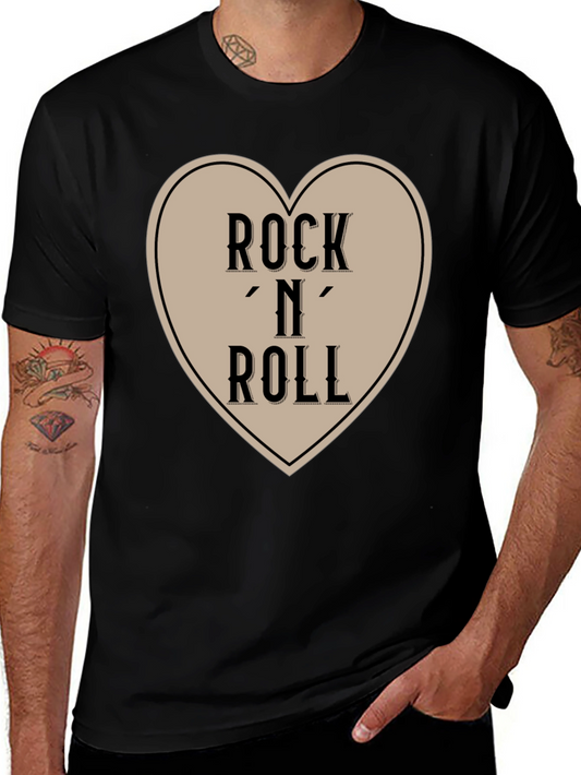 Rock N Roll Heart Graphic Tee