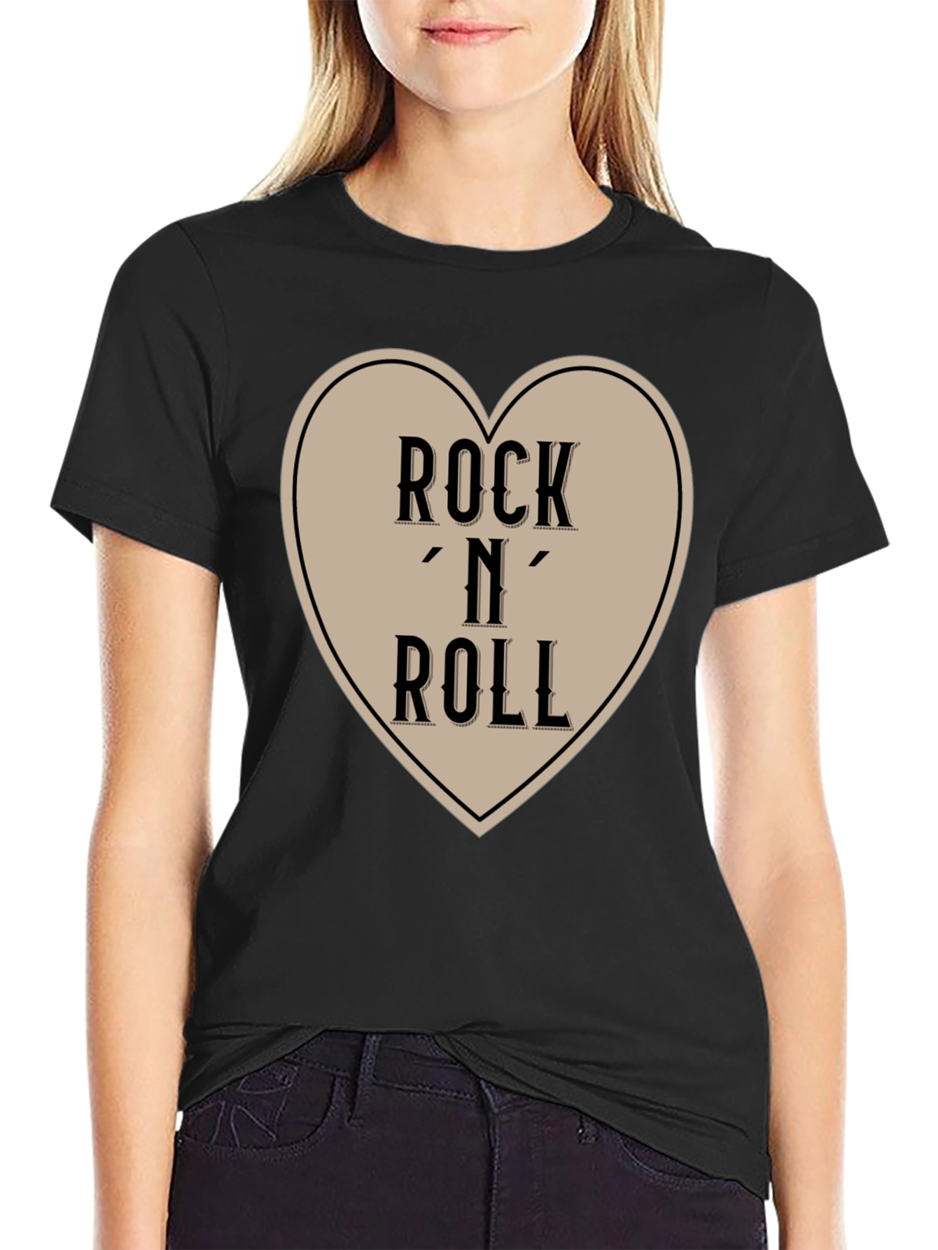 Rock N Roll Heart Graphic Tee
