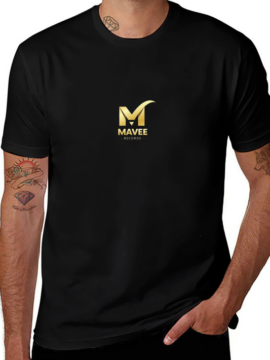 Mavée Records Black T-Shirt - Premium Cotton