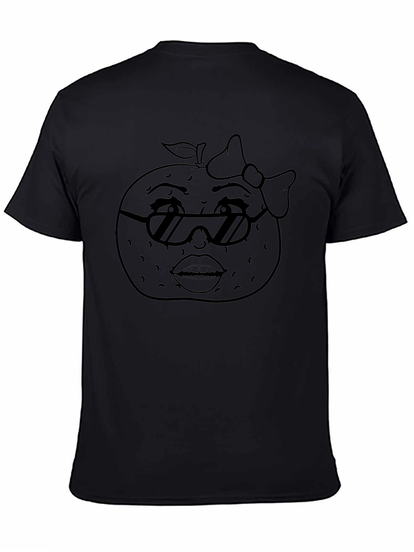 Fun Orange Cartoon Graphic Tee - Unisex
