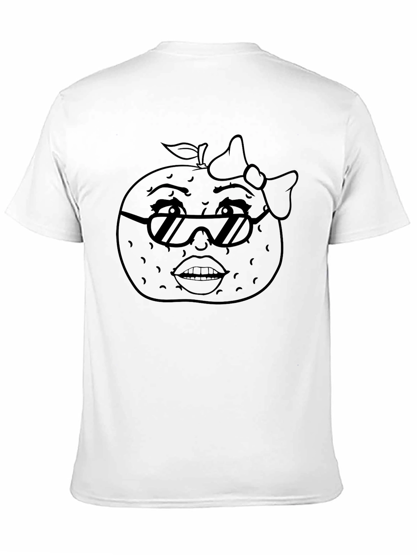 Fun Orange Cartoon Graphic Tee - Unisex