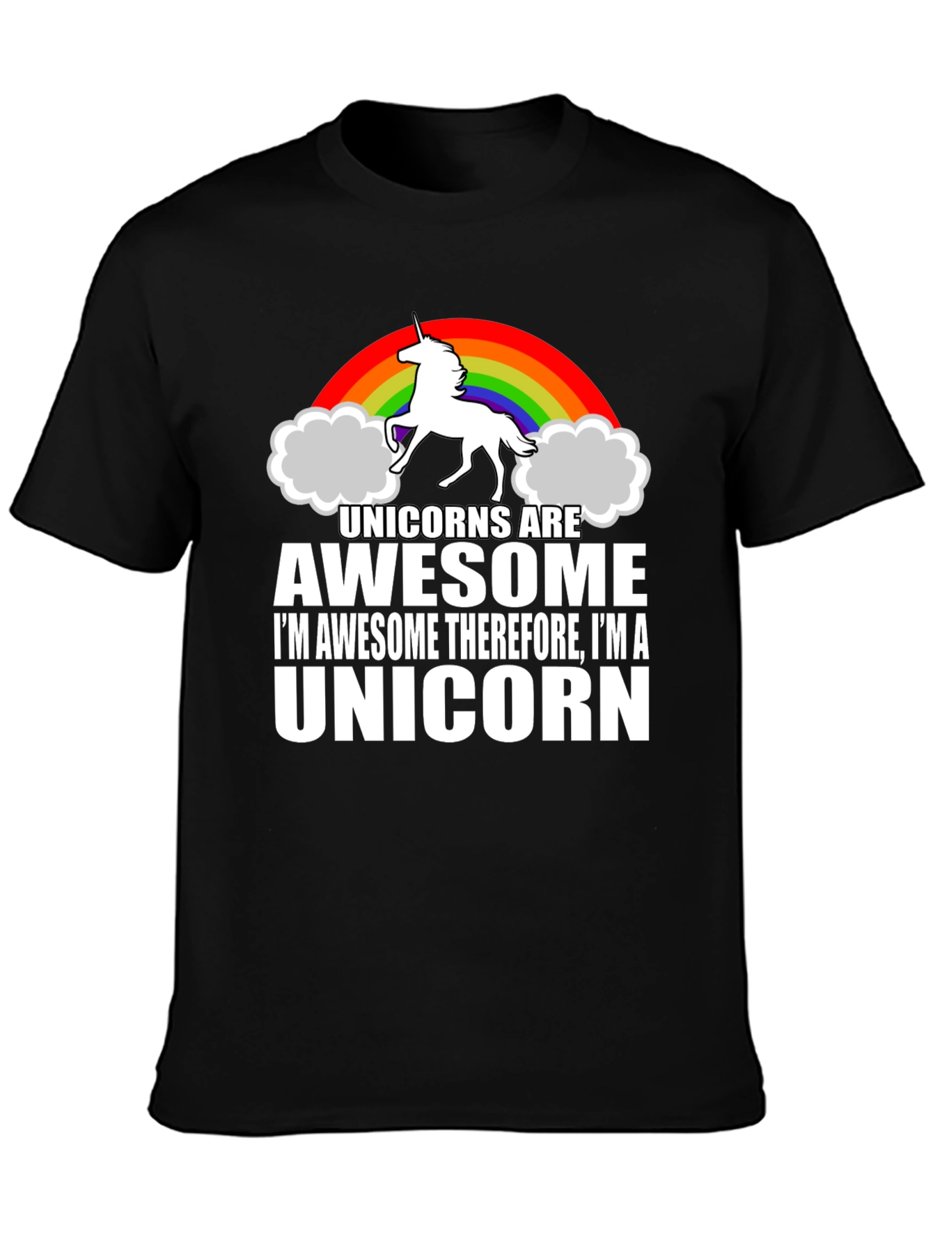 Unicorns Are Awesome Graphic T-Shirt