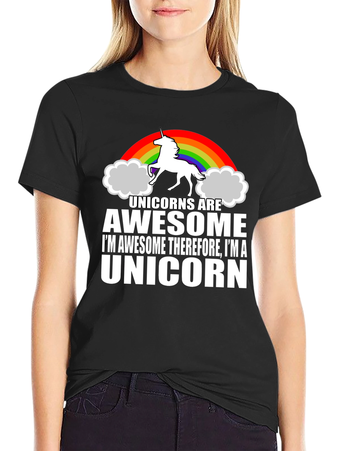 Unicorns Are Awesome Graphic T-Shirt