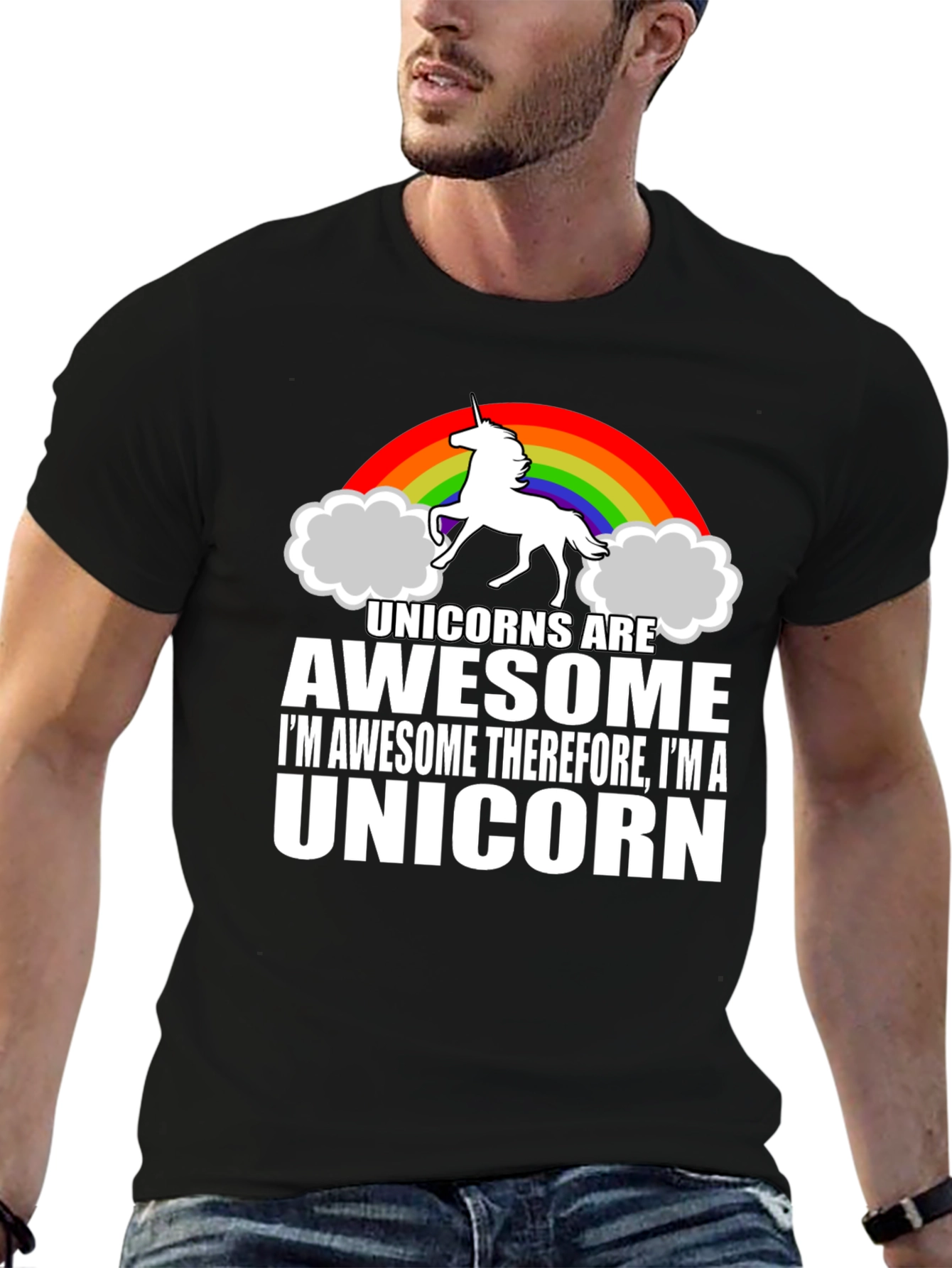Unicorns Are Awesome Graphic T-Shirt