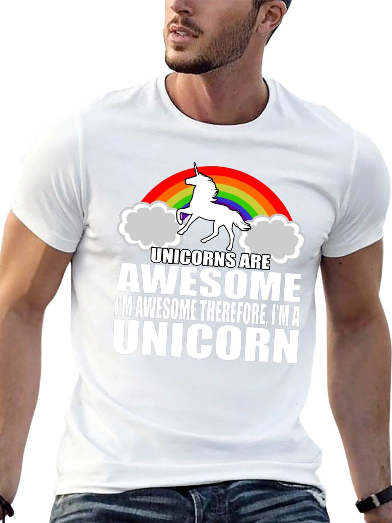 Unicorns Are Awesome Graphic T-Shirt