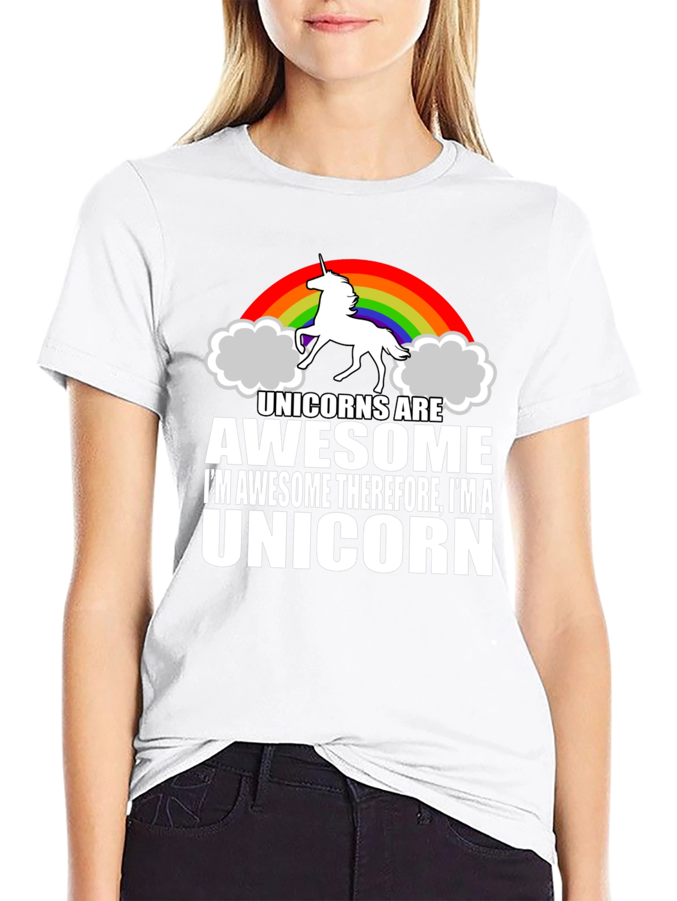 Unicorns Are Awesome Graphic T-Shirt