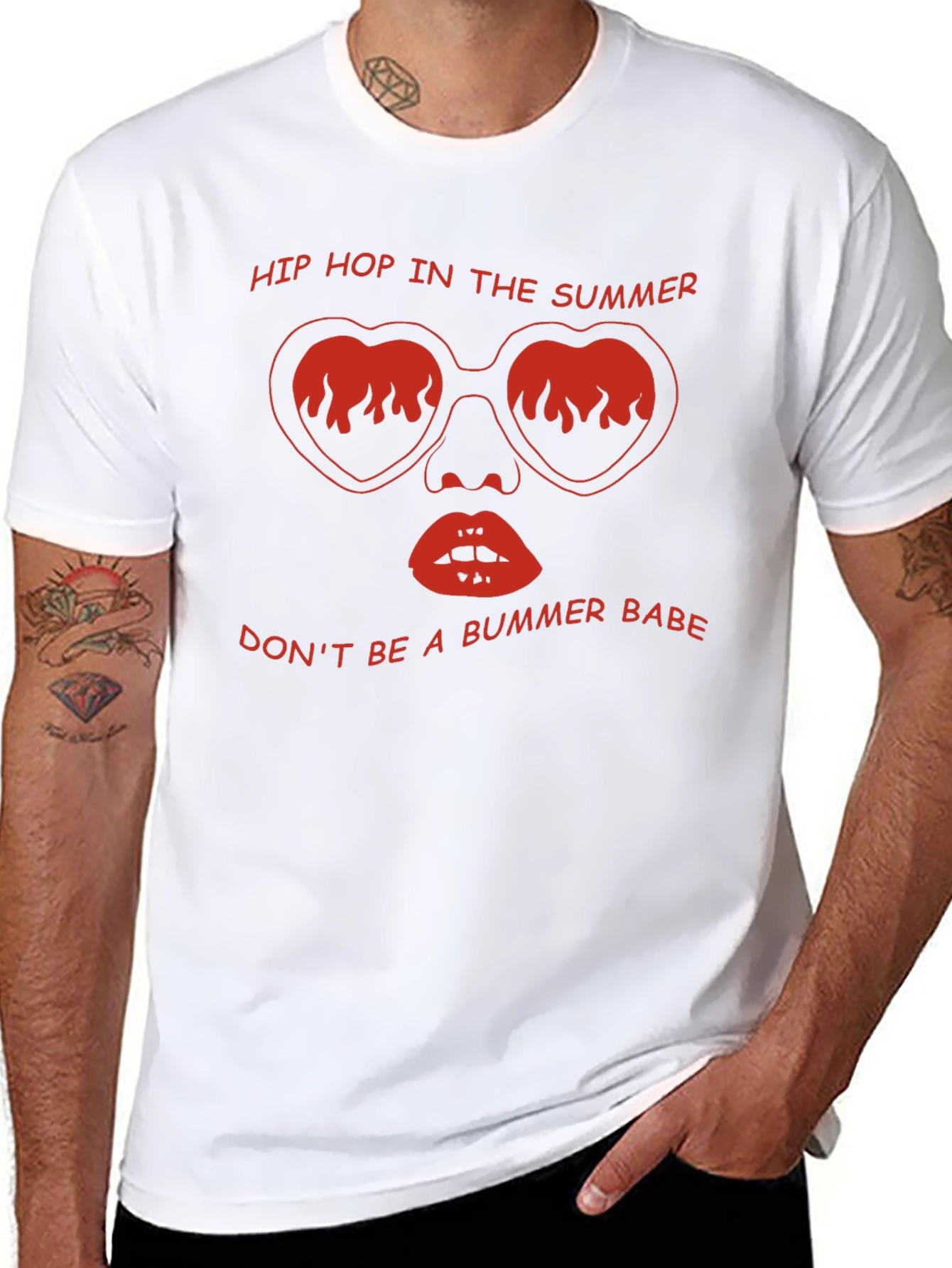 Hip Hop Summer Tee - Dont Be a Bummer!