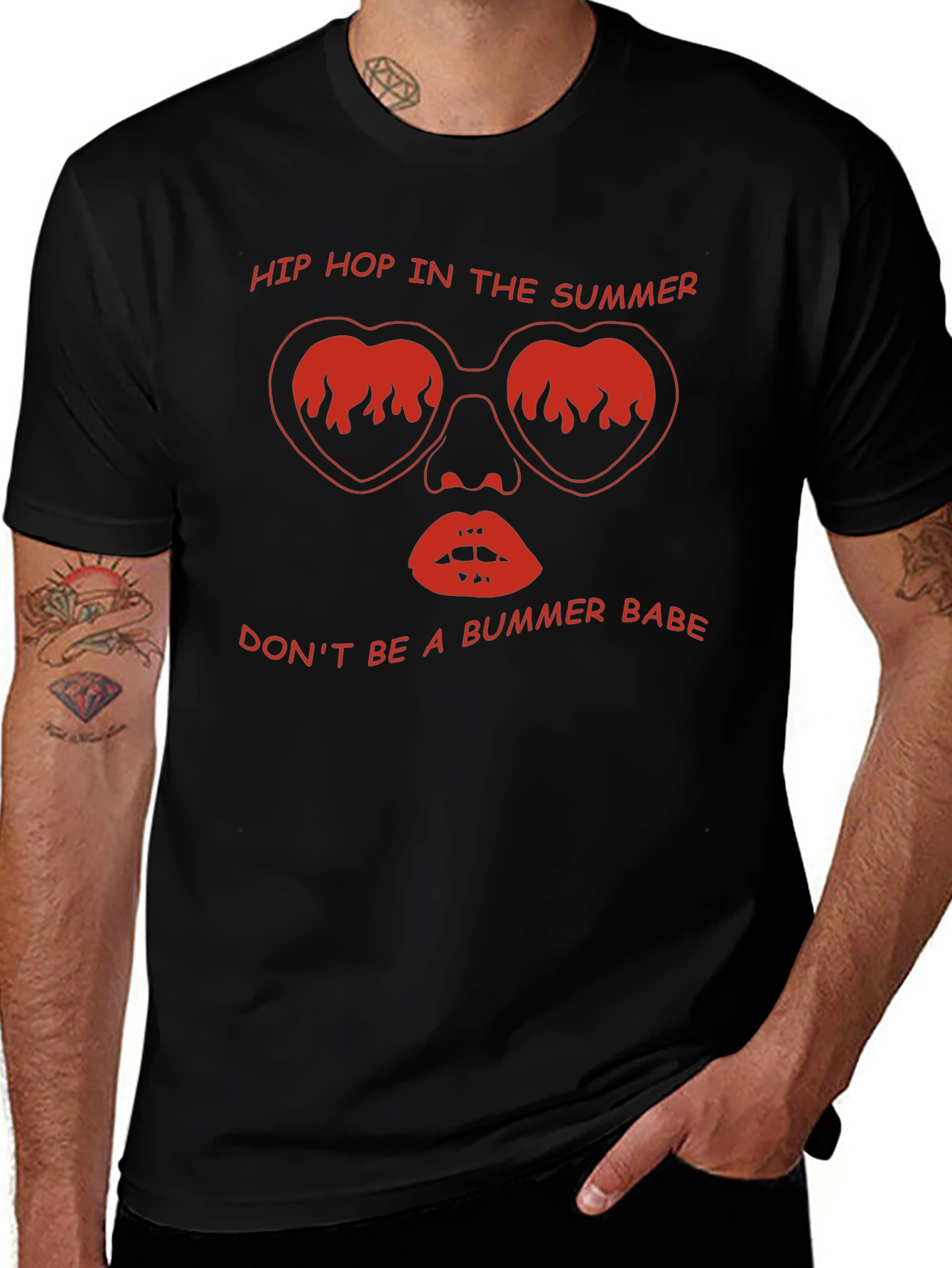 Hip Hop Summer Tee - Dont Be a Bummer!