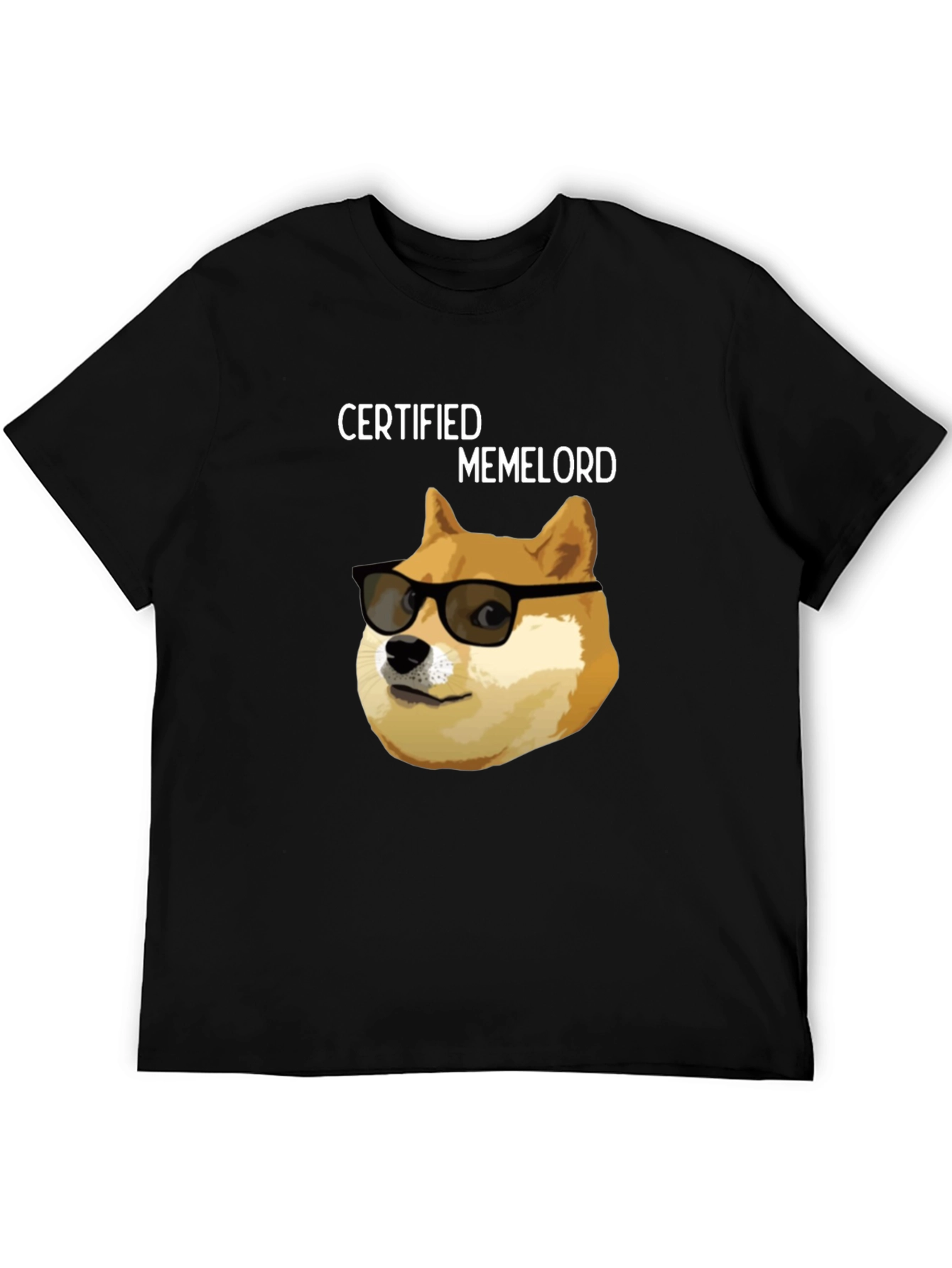 Certified Memelord Doge T-Shirt - Funny Meme Tee