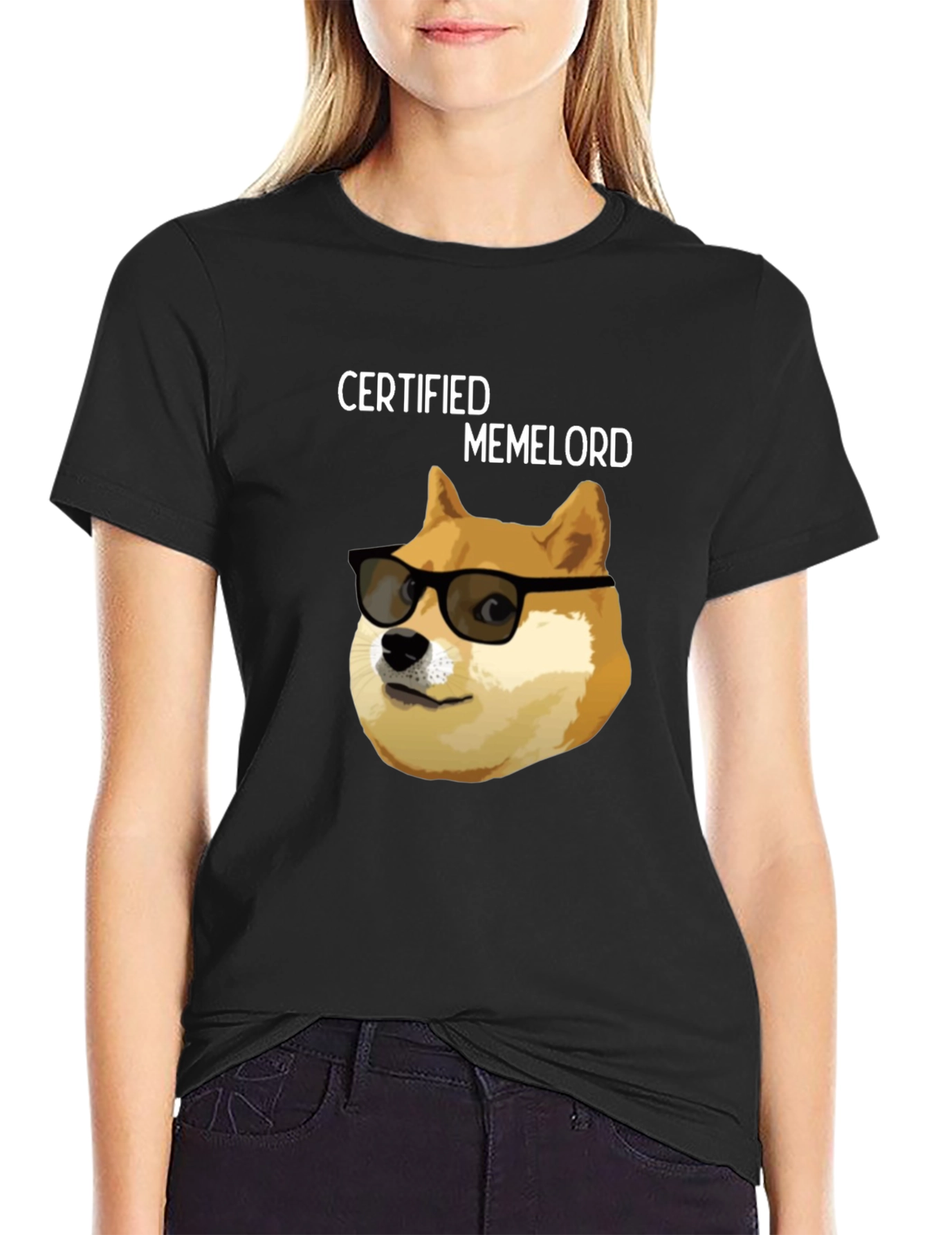 Certified Memelord Doge T-Shirt - Funny Meme Tee