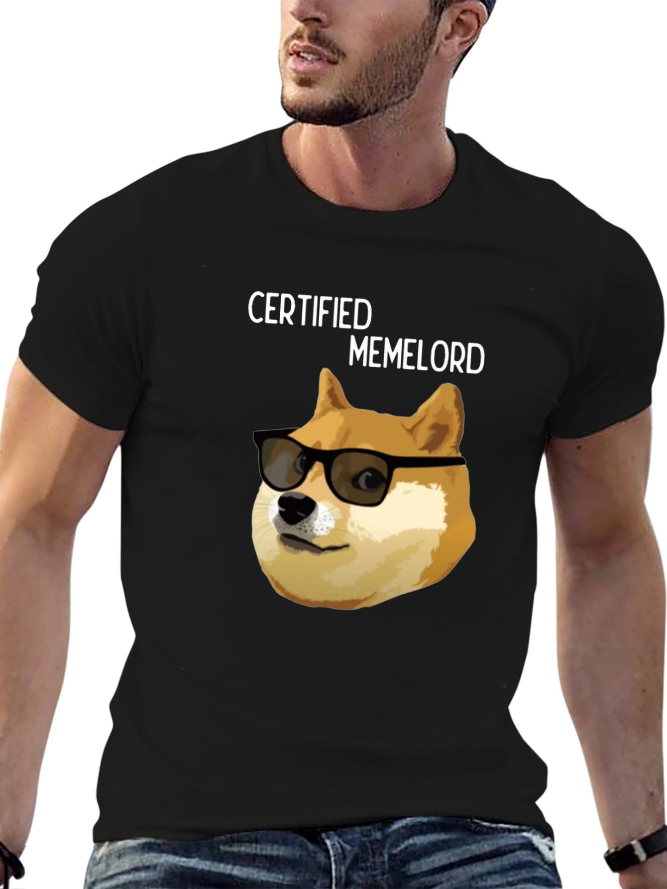 Certified Memelord Doge T-Shirt - Funny Meme Tee