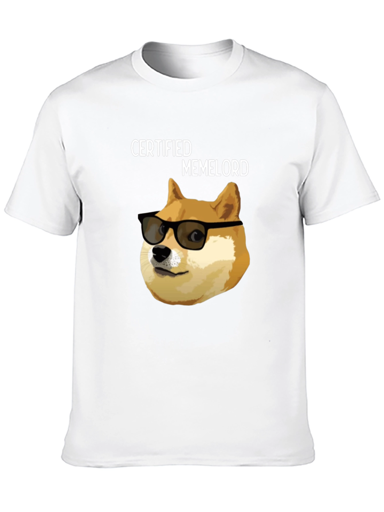 Certified Memelord Doge T-Shirt - Funny Meme Tee