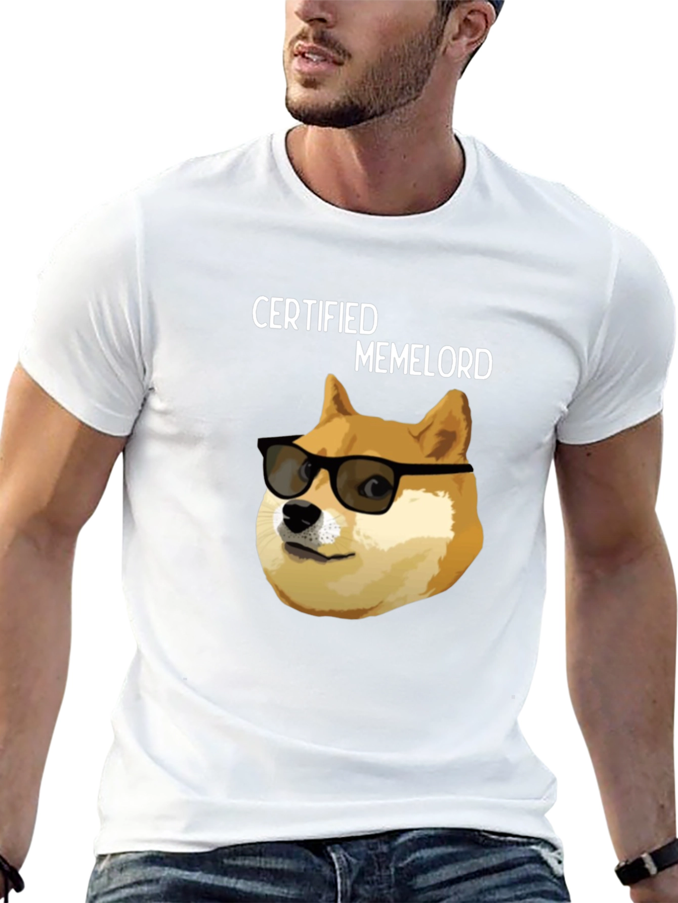 Certified Memelord Doge T-Shirt - Funny Meme Tee