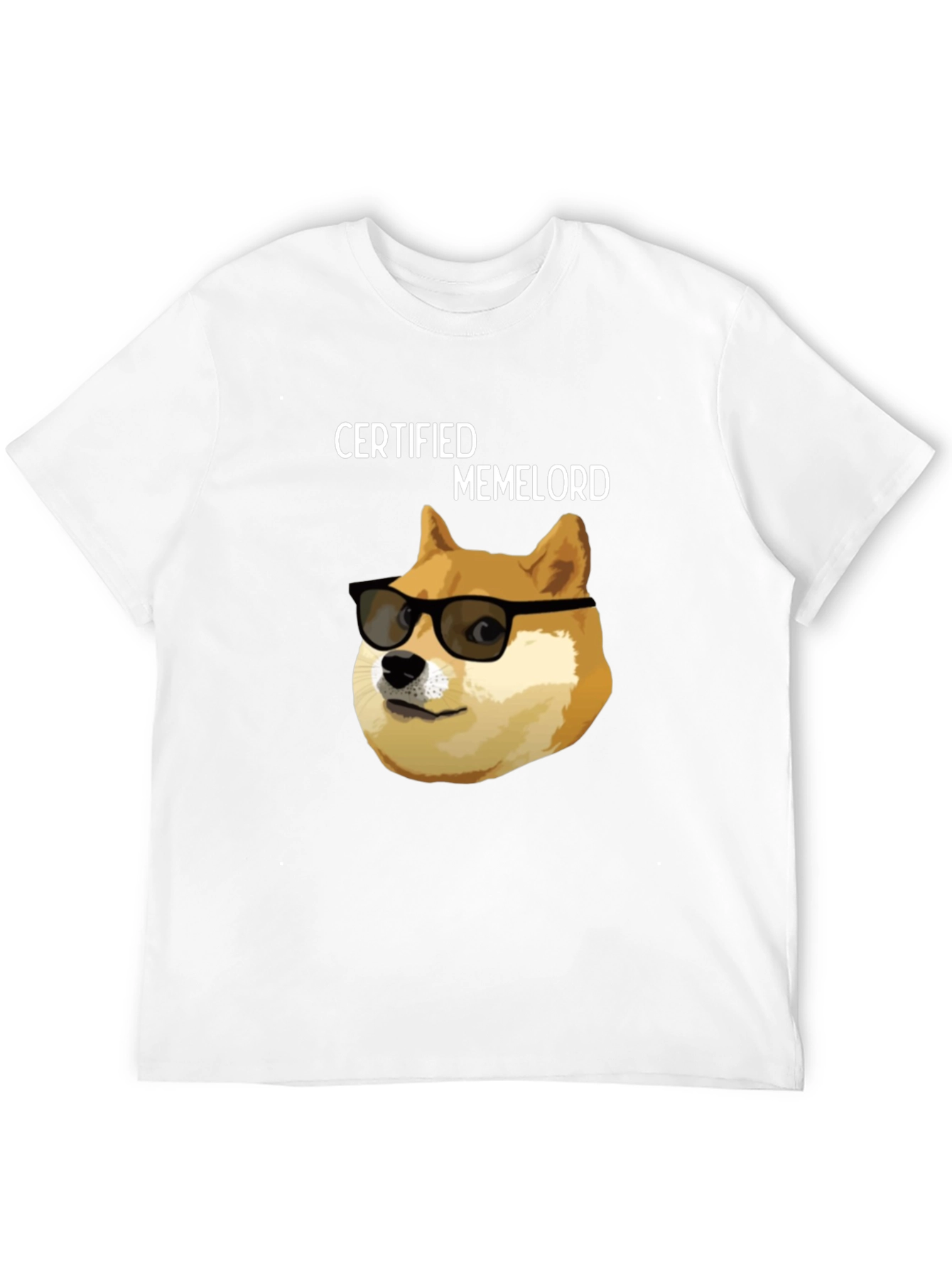 Certified Memelord Doge T-Shirt - Funny Meme Tee