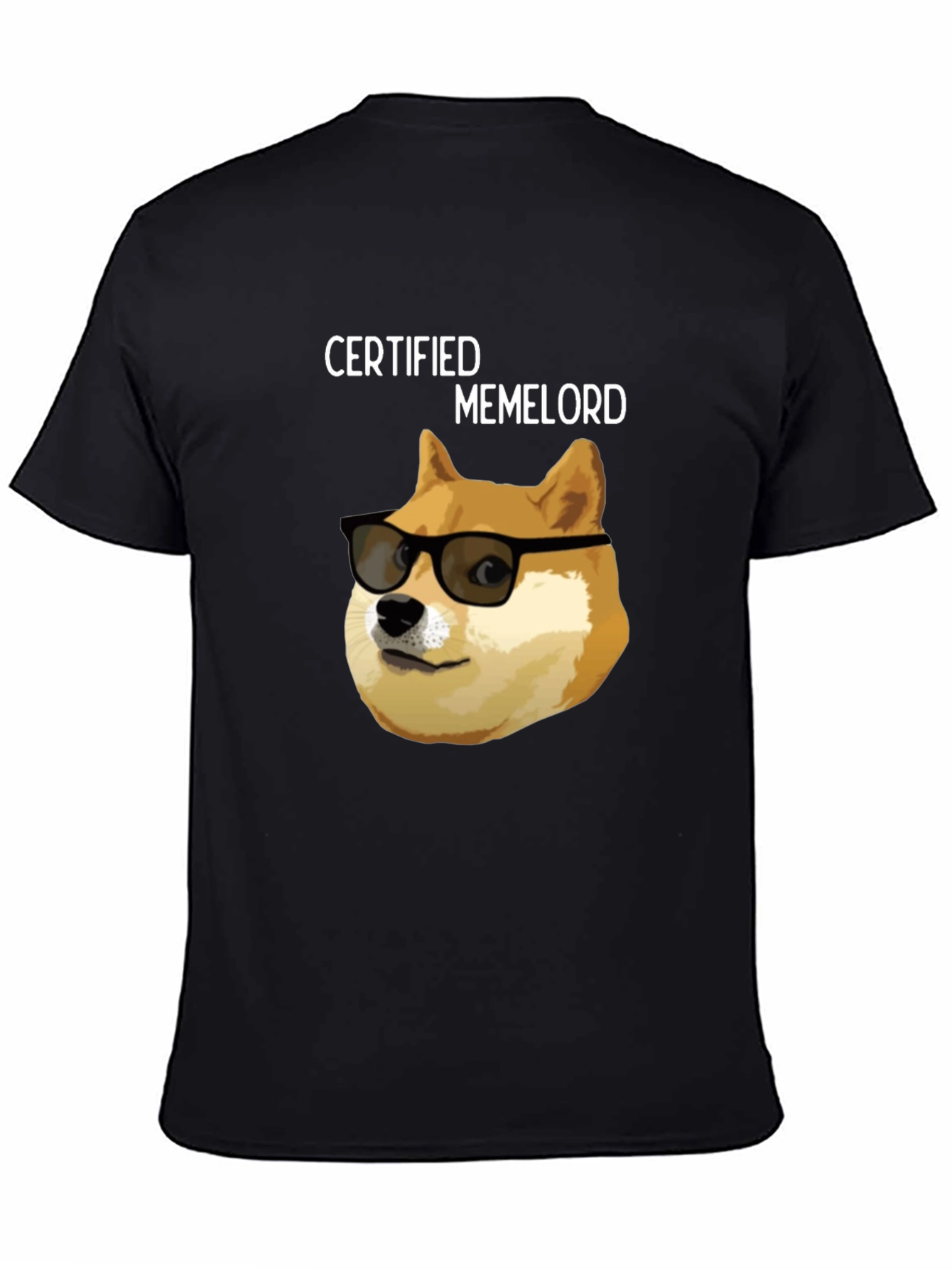 Certified Memelord Doge T-Shirt - Funny Meme Tee