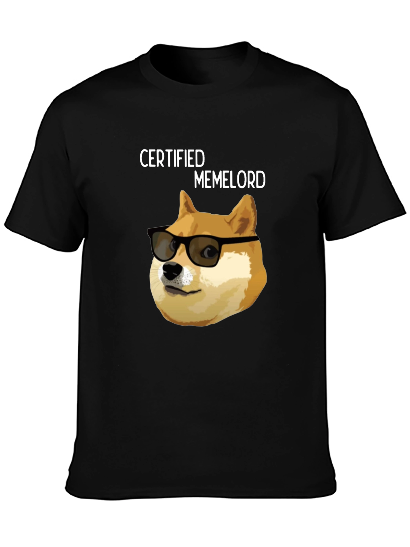 Certified Memelord Doge T-Shirt - Funny Meme Tee