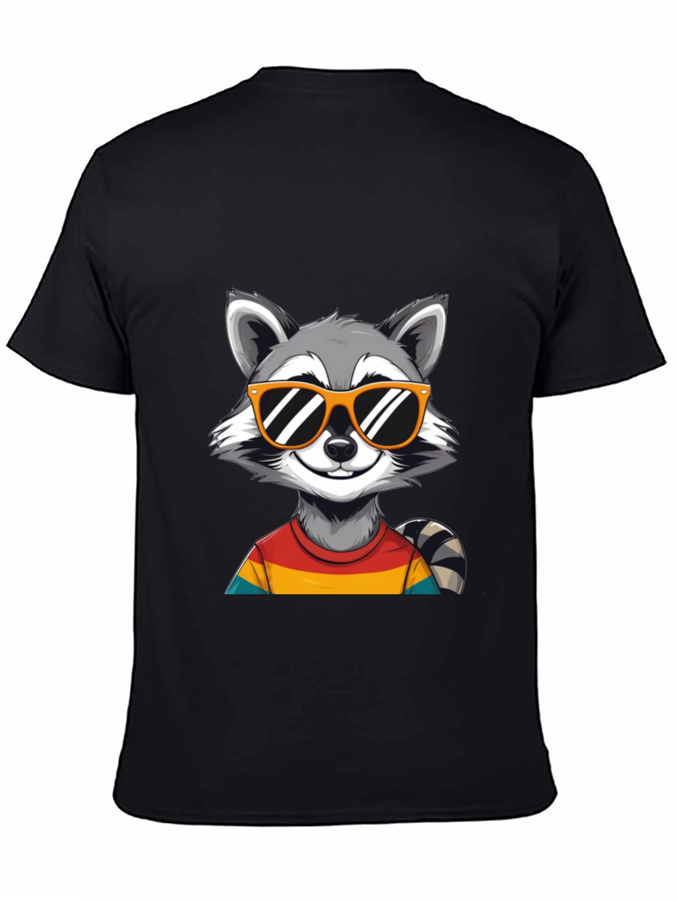 Cool Raccoon T-Shirt - Fun Graphic Tee