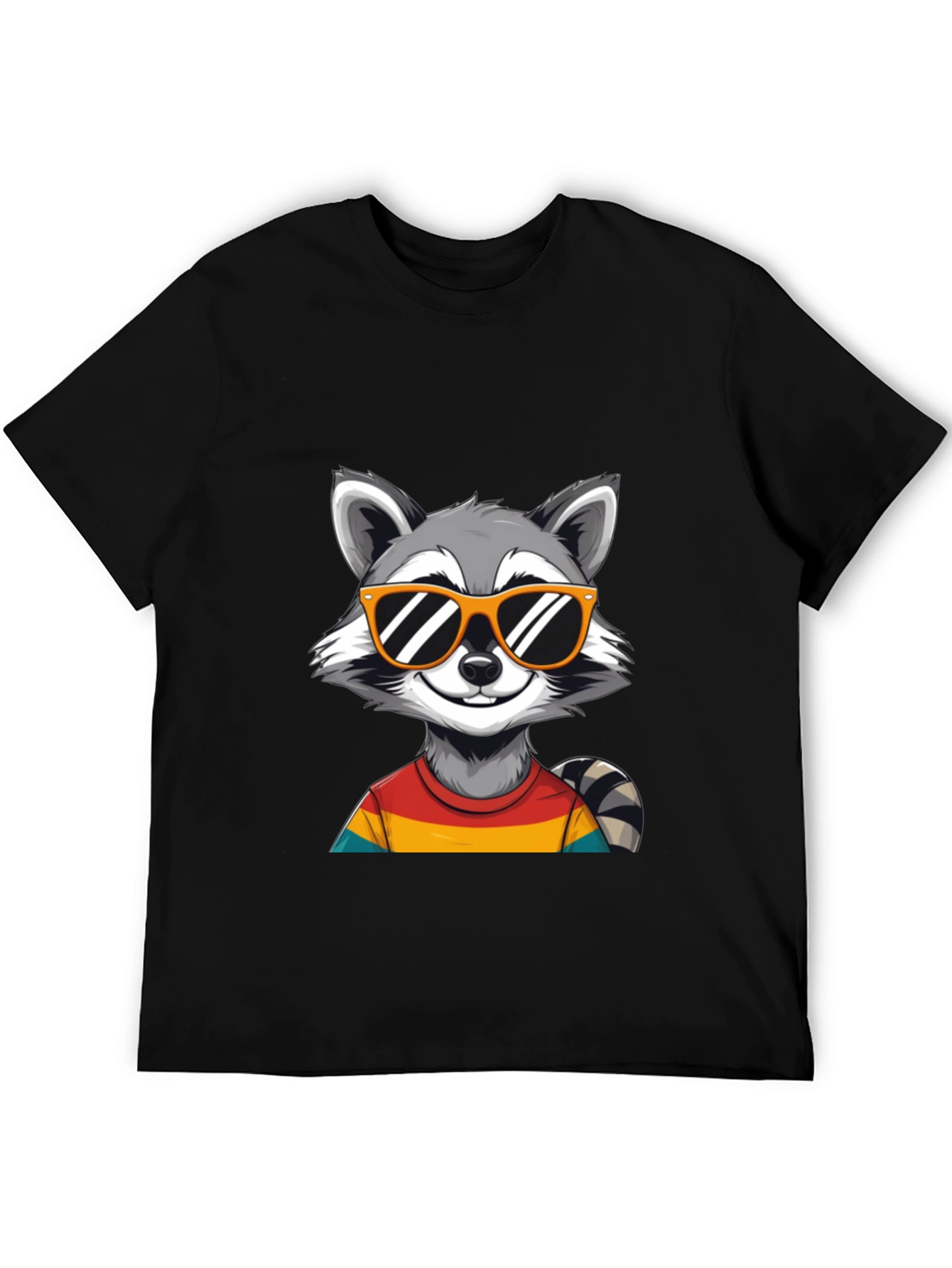 Cool Raccoon T-Shirt - Fun Graphic Tee