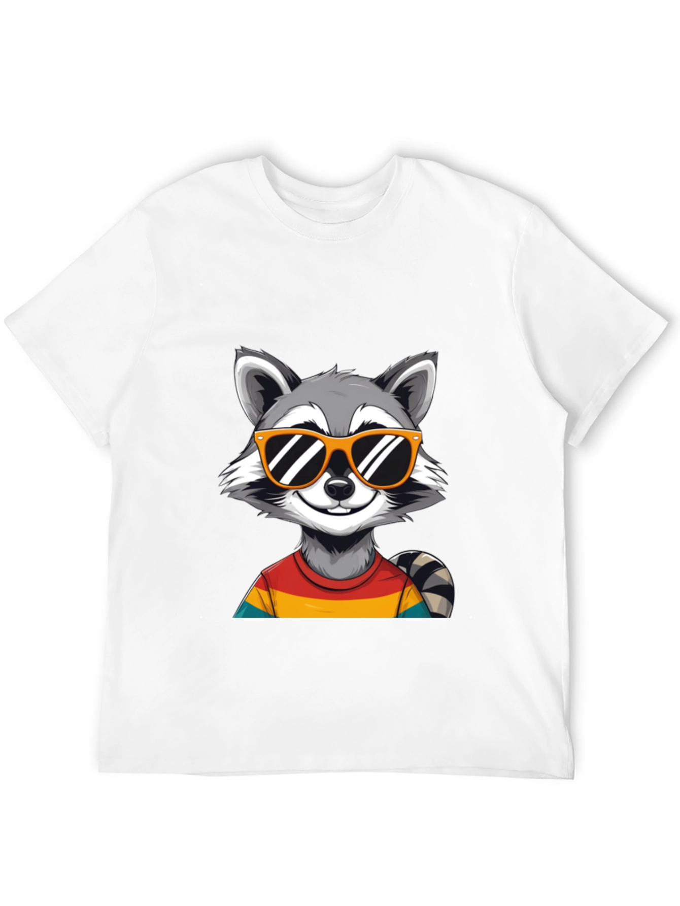 Cool Raccoon T-Shirt - Fun Graphic Tee