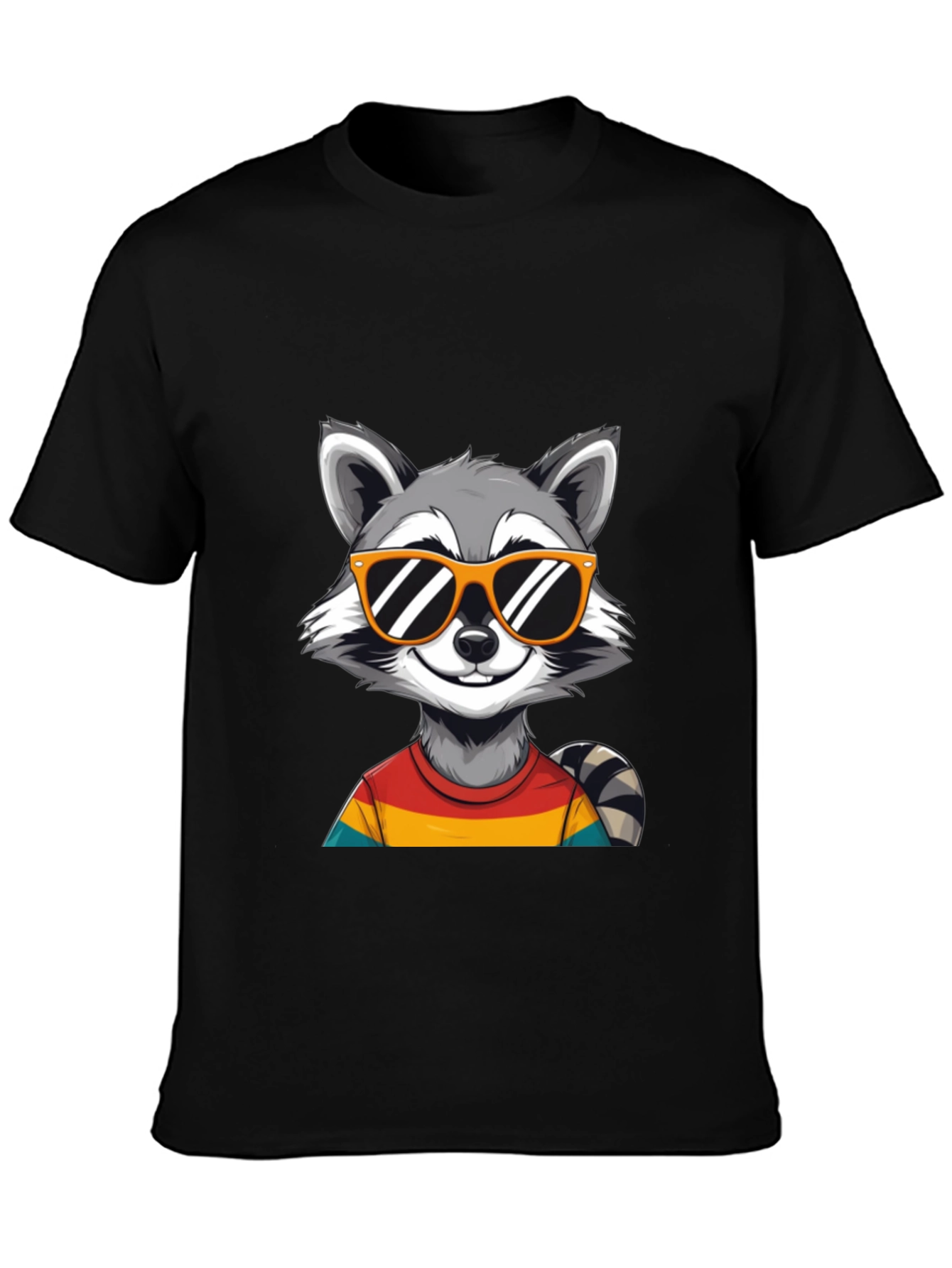 Cool Raccoon T-Shirt - Fun Graphic Tee