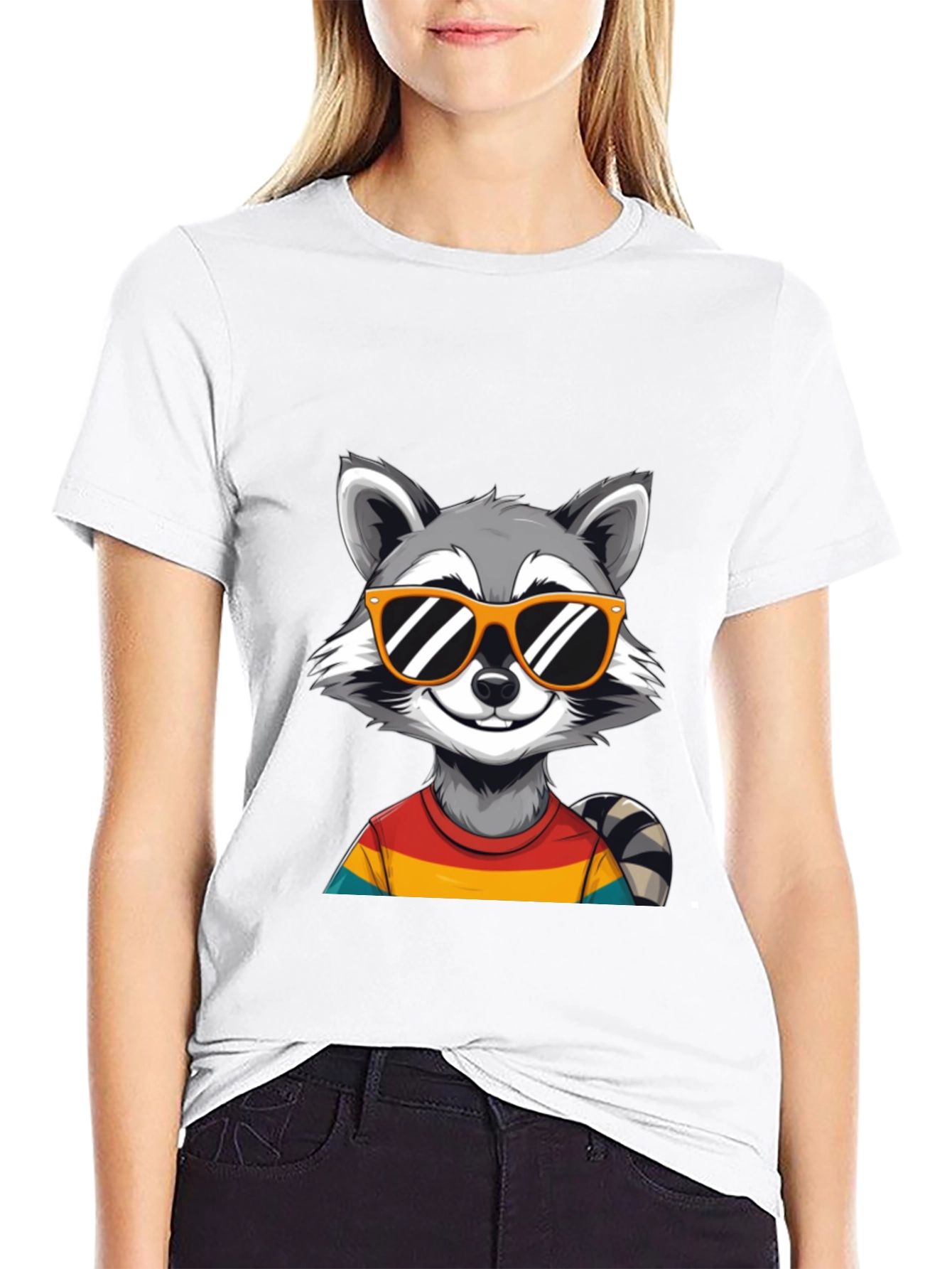 Cool Raccoon T-Shirt - Fun Graphic Tee
