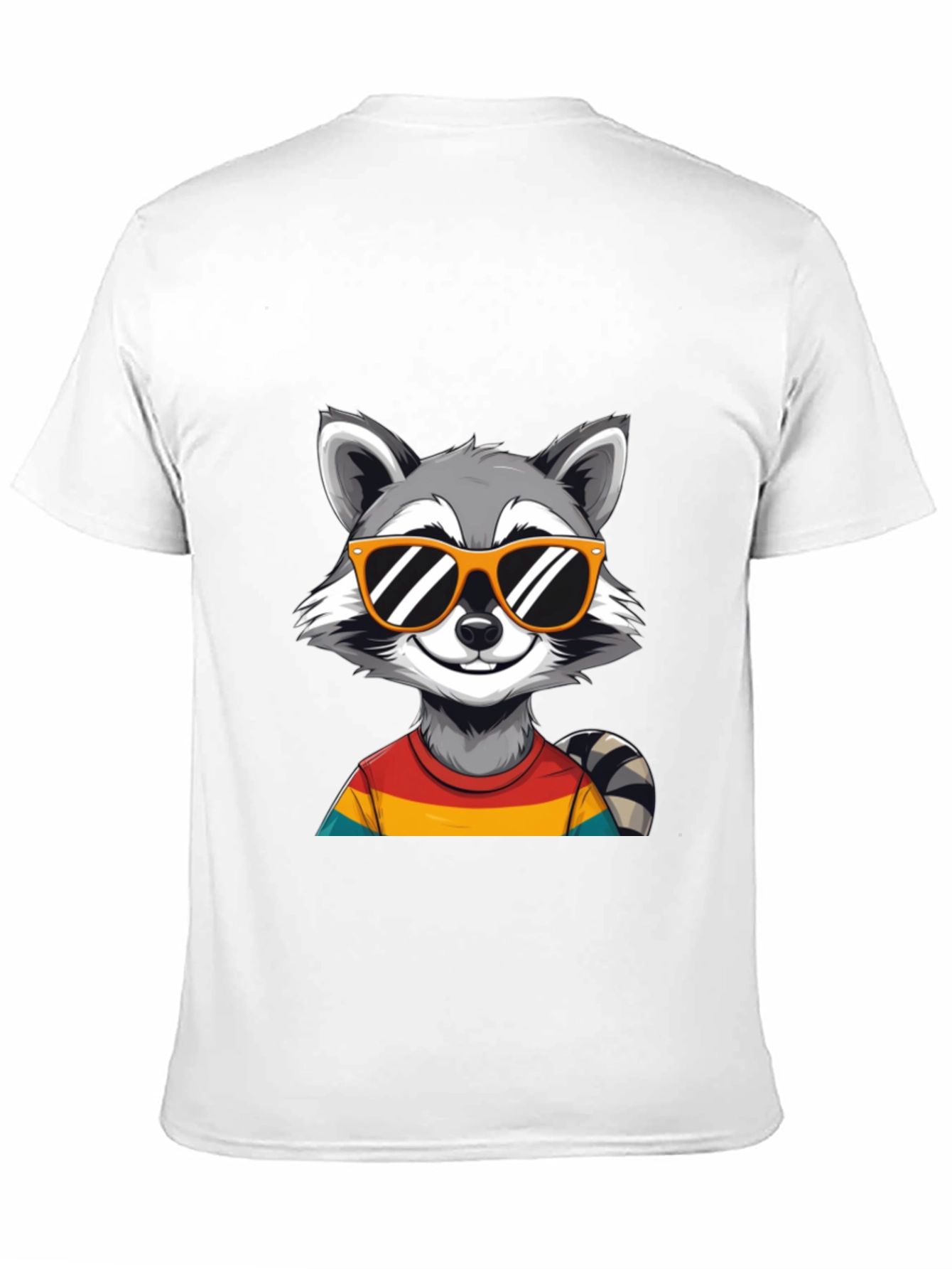 Cool Raccoon T-Shirt - Fun Graphic Tee