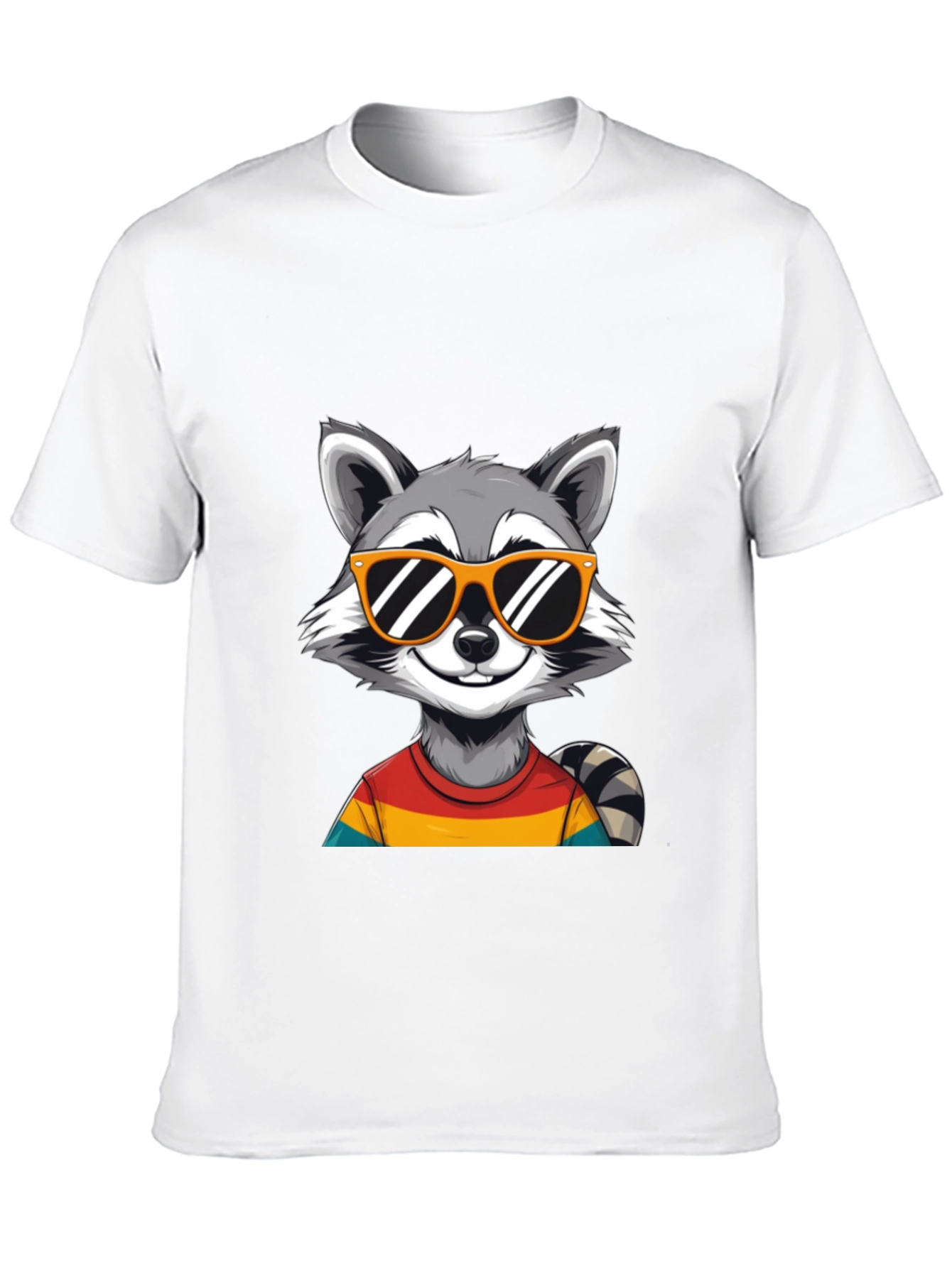 Cool Raccoon T-Shirt - Fun Graphic Tee