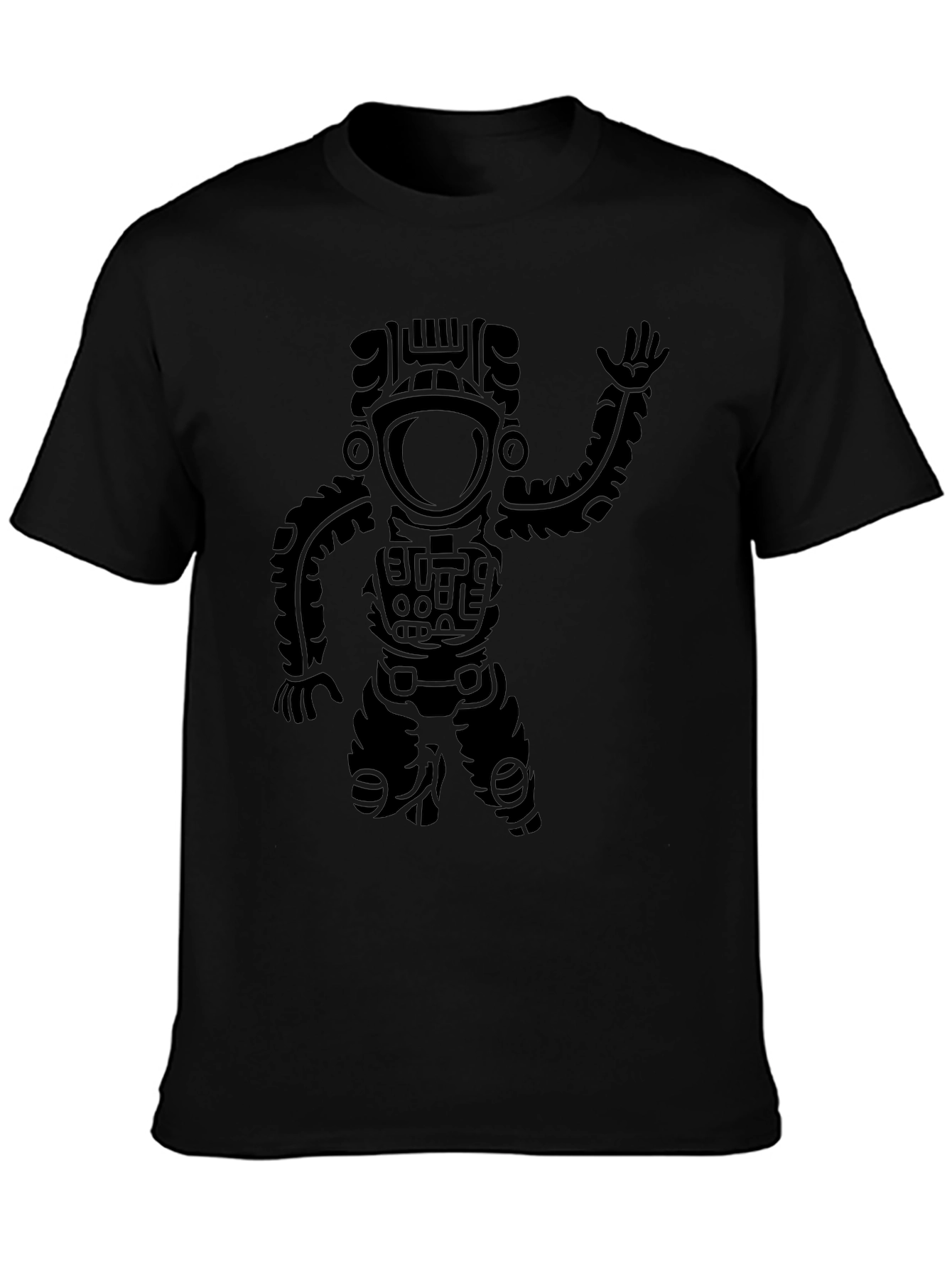 Astronaut Graphic T-Shirt - Black