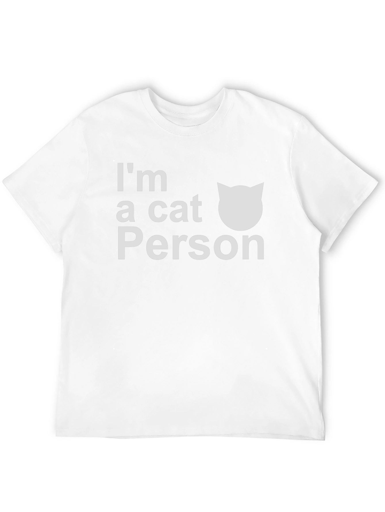 Im a Cat Person T-Shirt -  Unisex Black Tee