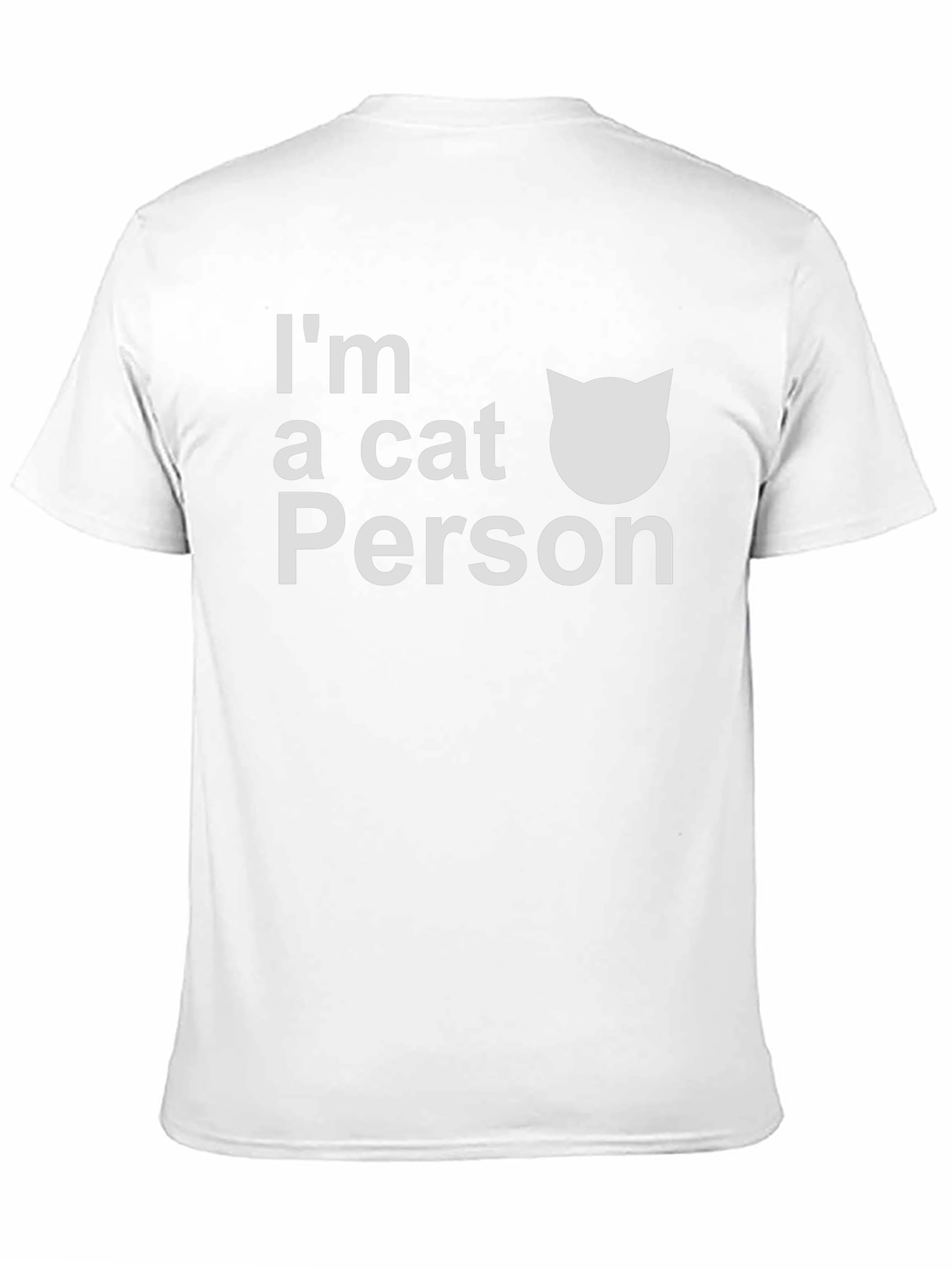 Im a Cat Person T-Shirt -  Unisex Black Tee