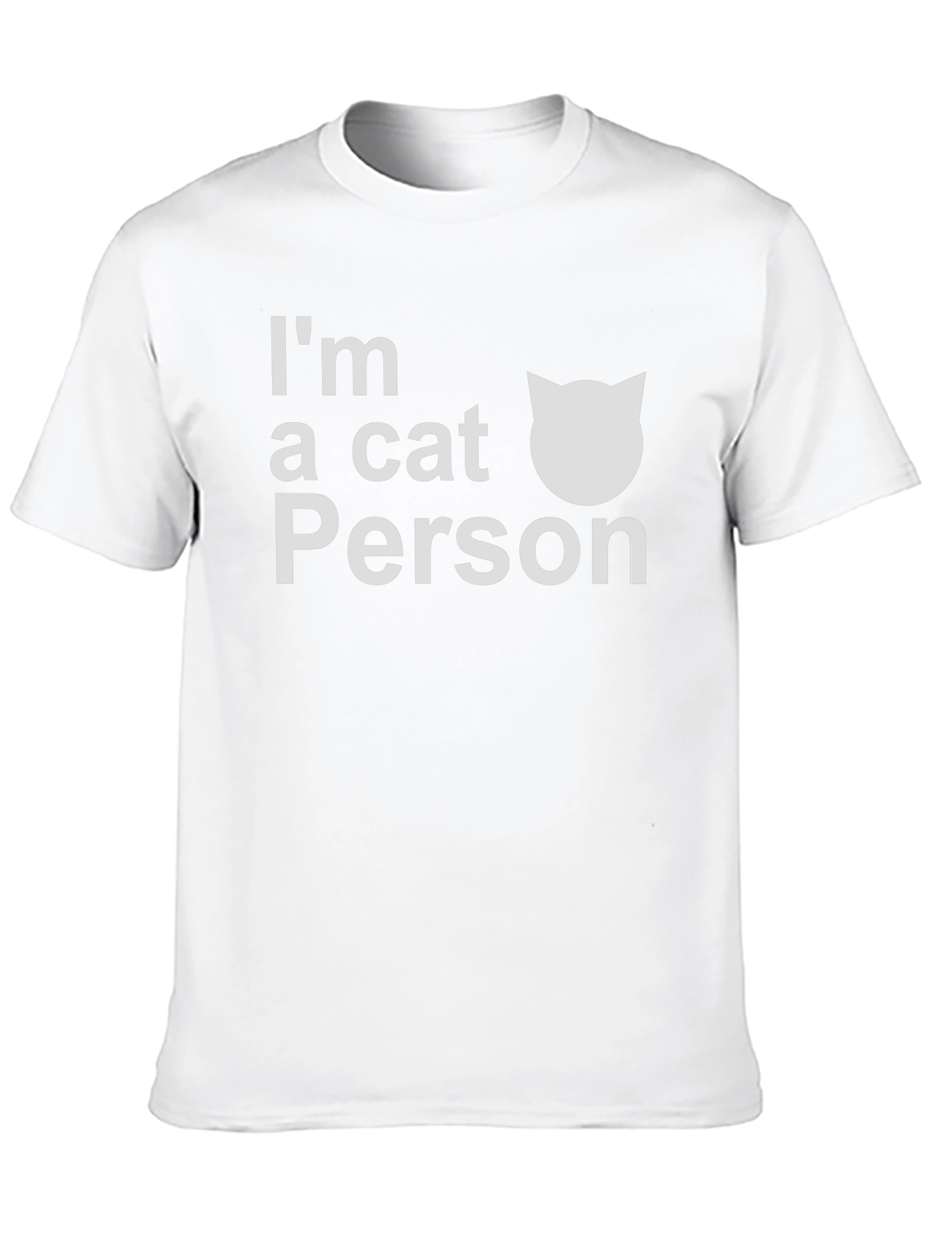 Im a Cat Person T-Shirt -  Unisex Black Tee