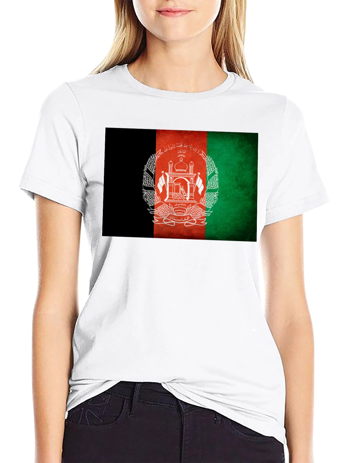 Afghanistan Flag Graphic T-Shirt