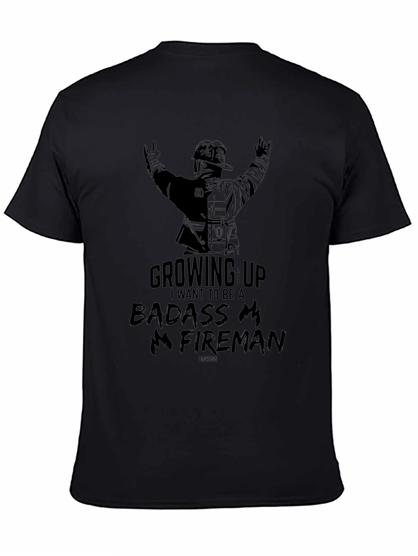 Badass Fireman Graphic Tee