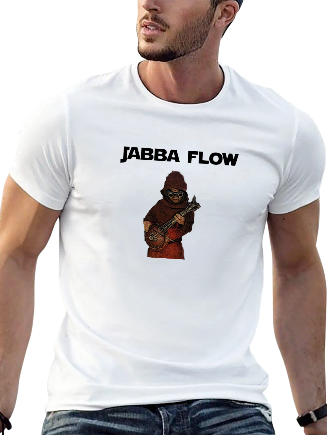 Jabba Flow T-Shirt: Star Wars Alien Musician Tee